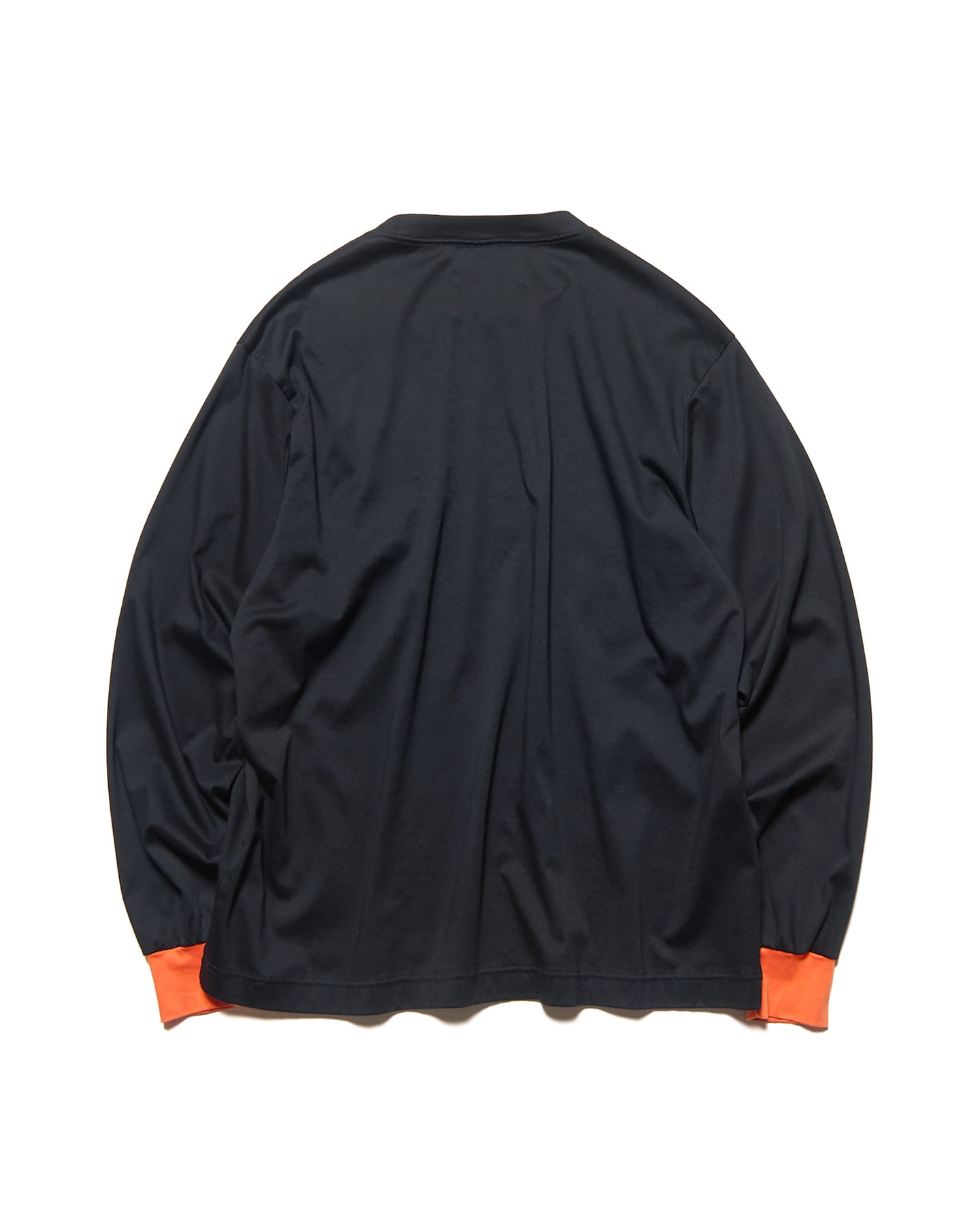 SOPH. | COLLEGE LOGO COLOR RIBBED L/S WIDE TEE(2 (M) BLACK):