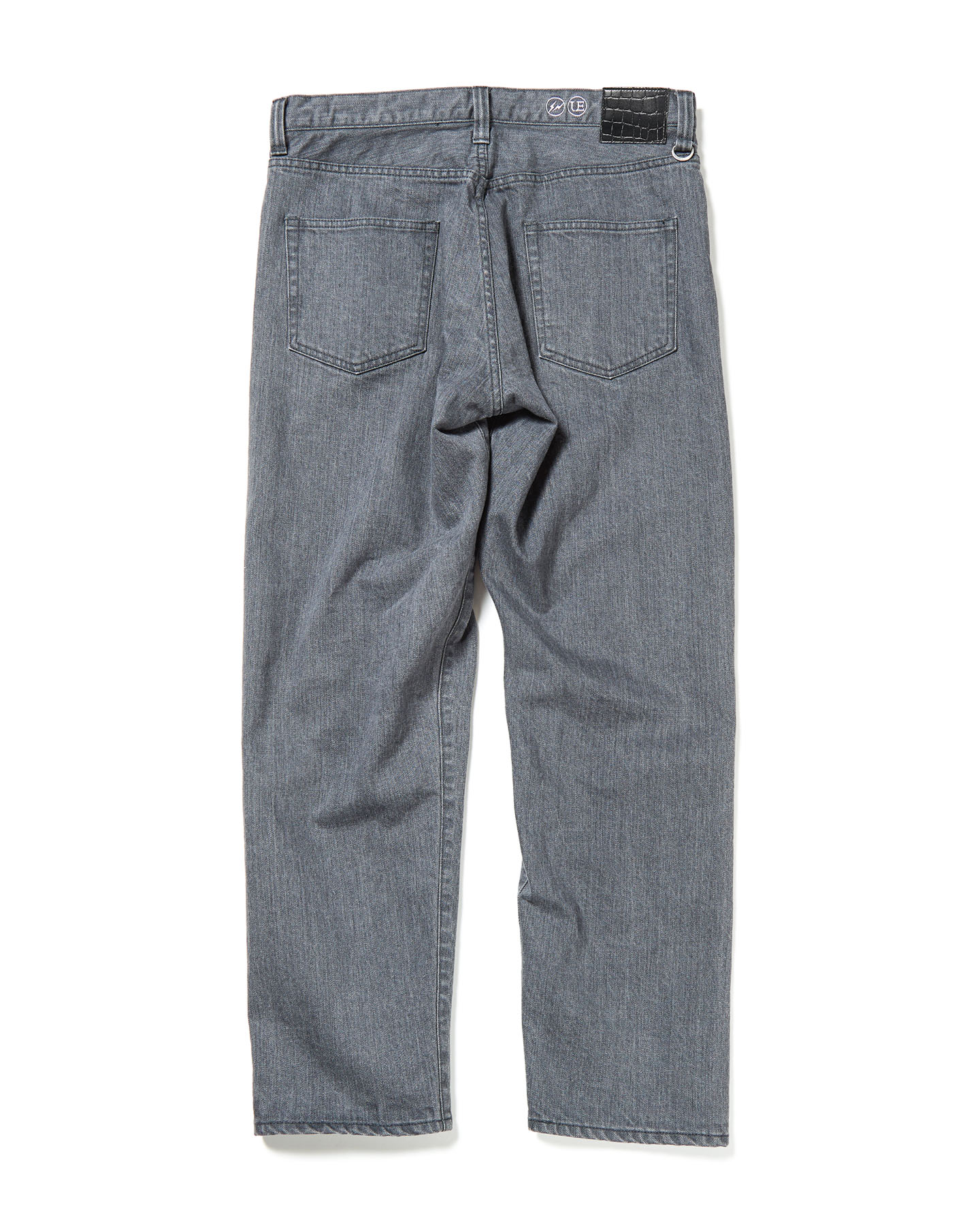 SOPH. | WASHED DENIM WIDE PANTS(2 BLACK):