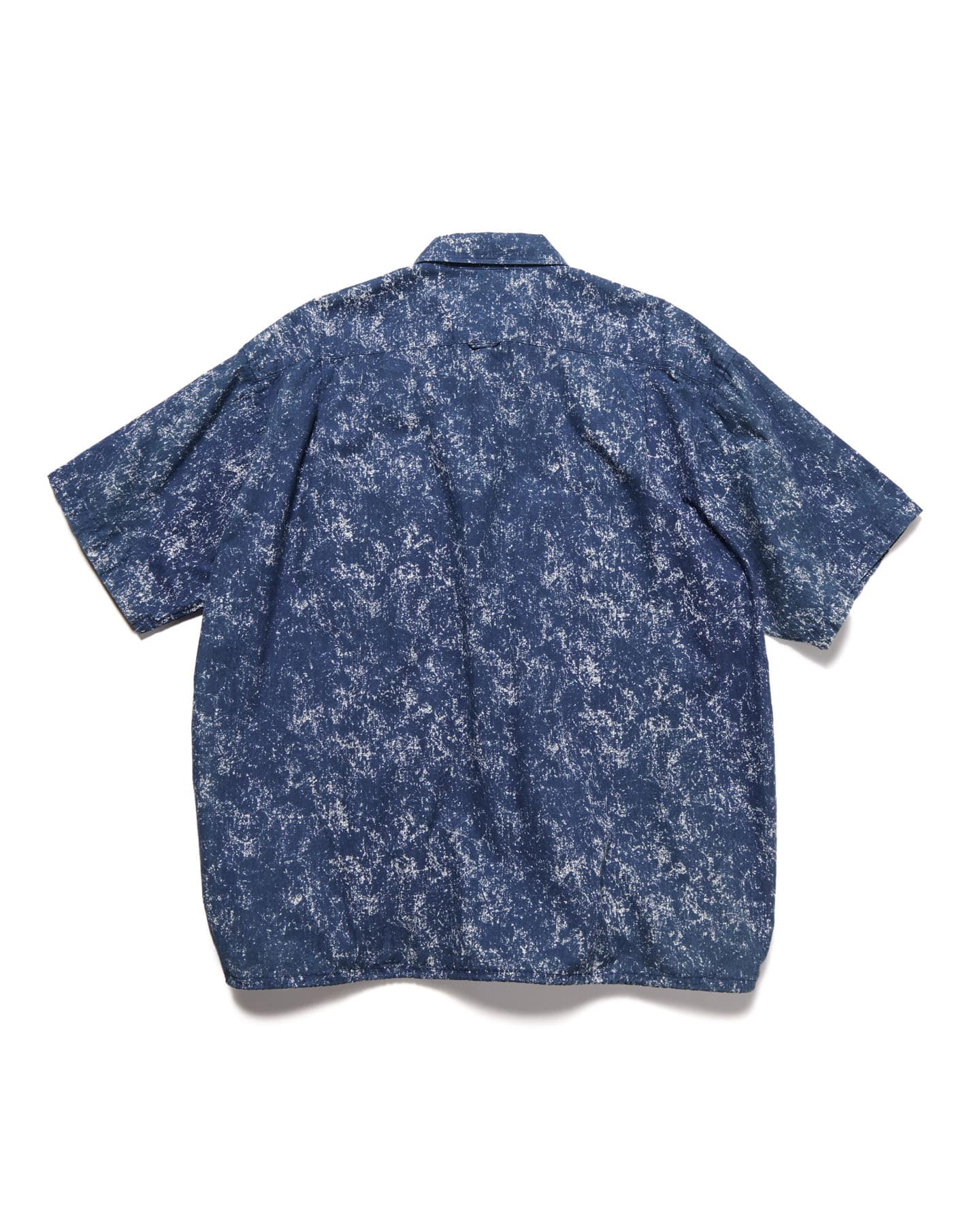 SOPH. | INDIGO PRINT S/S FISHING SHIRT(2 WHITE):