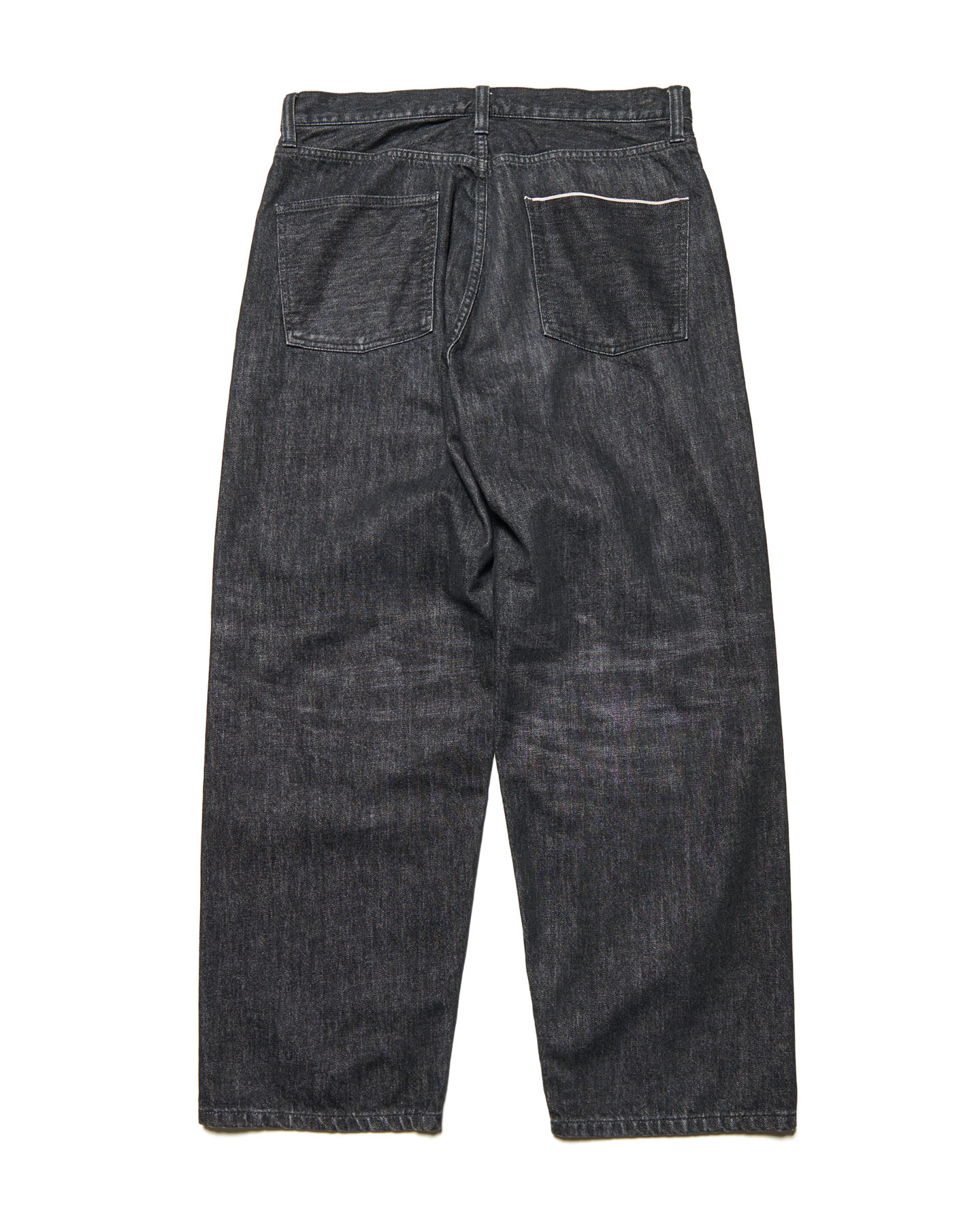 SOPH. | WASHED DENIM BOLD-FIT JEANS(5 (XXL) BLACK):