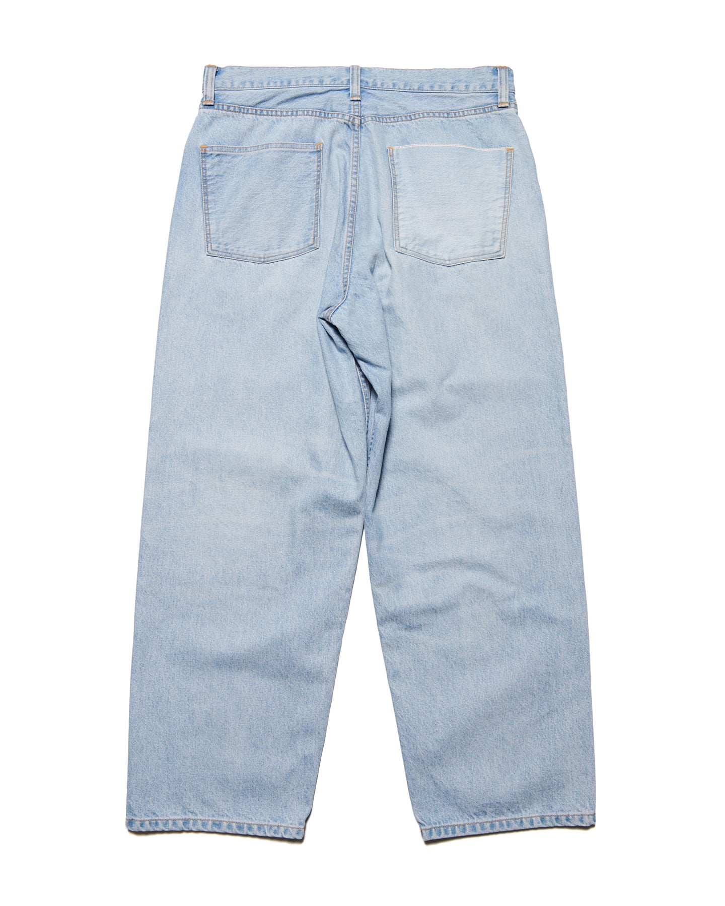 SOPH. | WASHED DENIM BOLD-FIT JEANS(2 (M) LIGHT INDIGO):