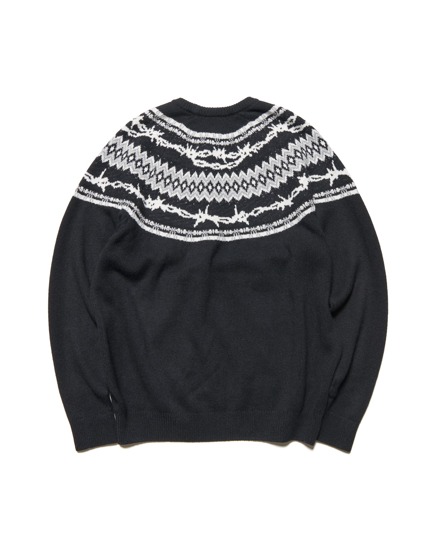 SOPH. | ENTANGLED NORDIC SWEATER(2 (M) BLACK):
