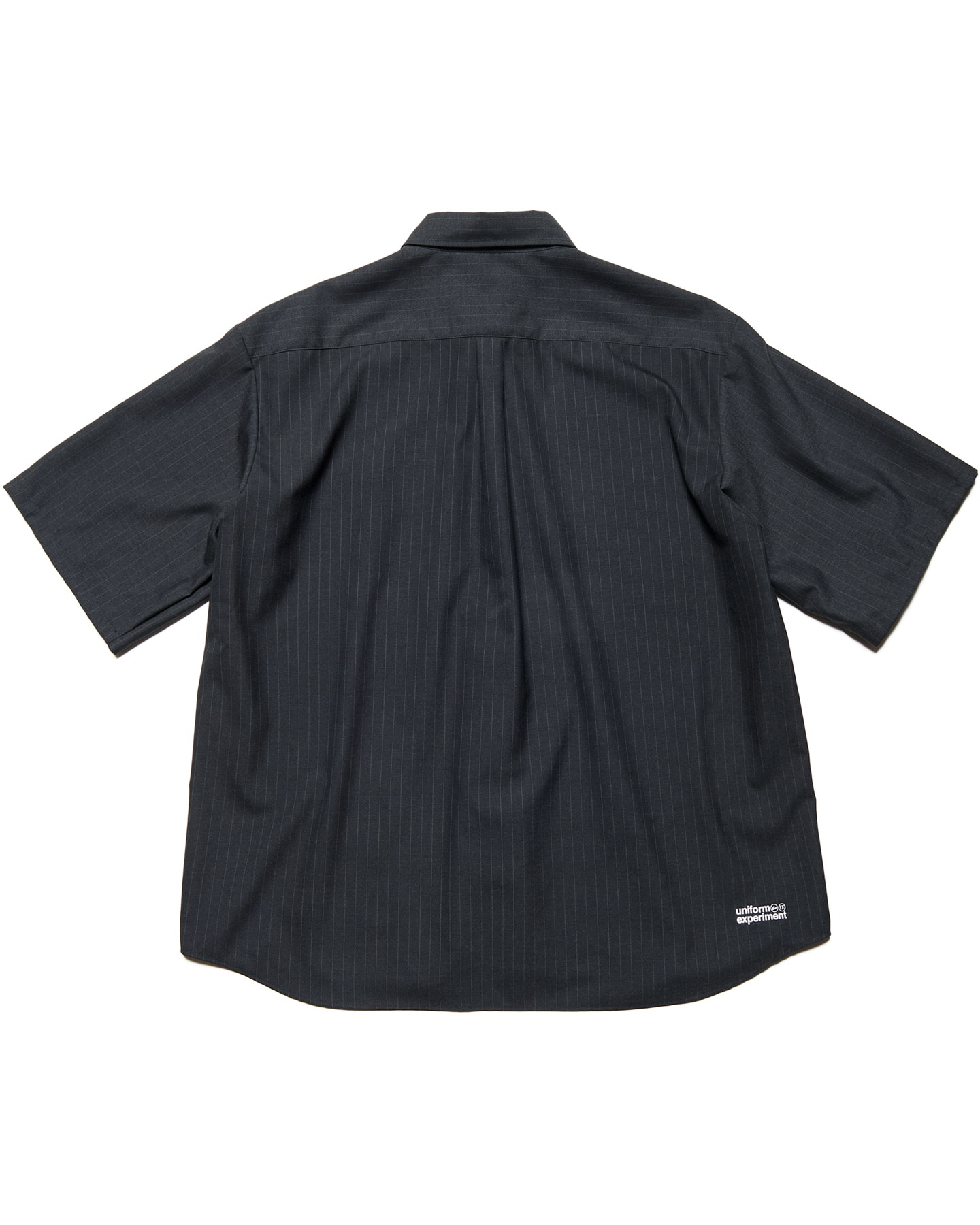 SOPH. | STRETCH WOOL RELAX-FIT S/S SHIRT(2 (M) A (BLACK STRIPE)):