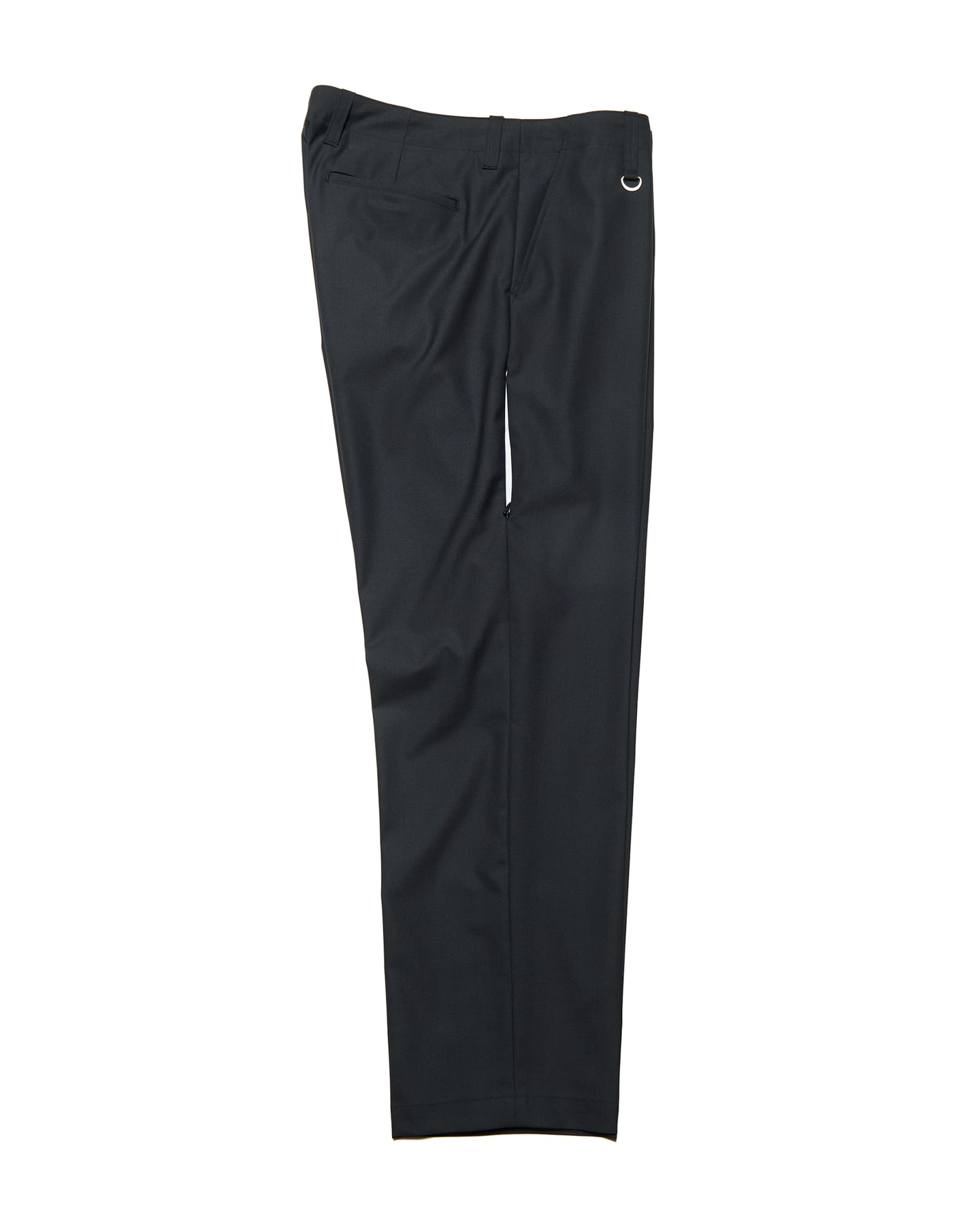 SOPH. | STRETCH WOOL SIDE POCKET TAPERED PANTS(5 (XXL) BLACK):