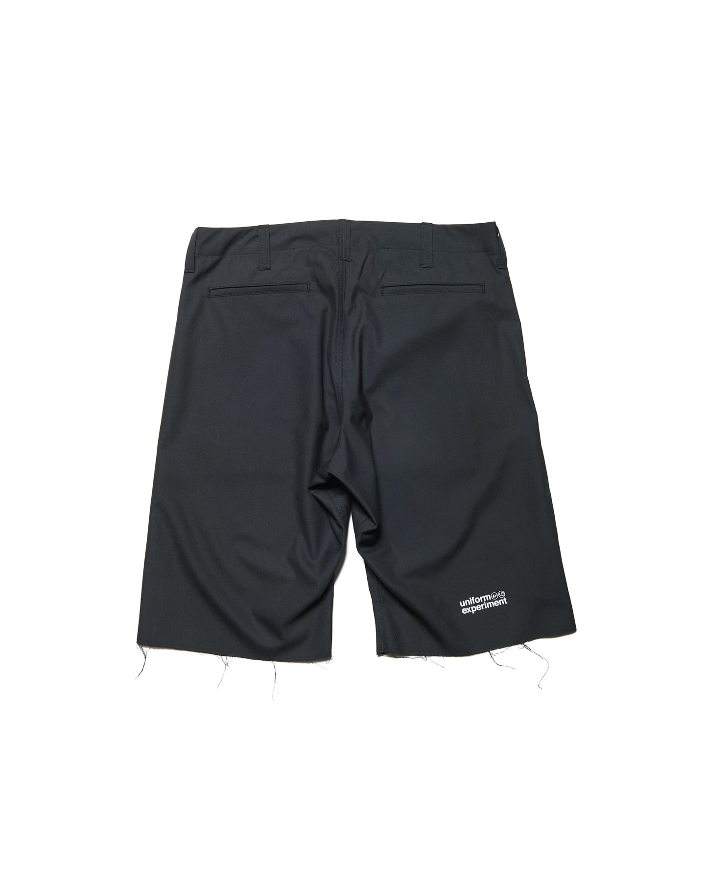 SOPH. | STRETCH WOOL CUT-OFF SHORTS(2 (M) BLACK):