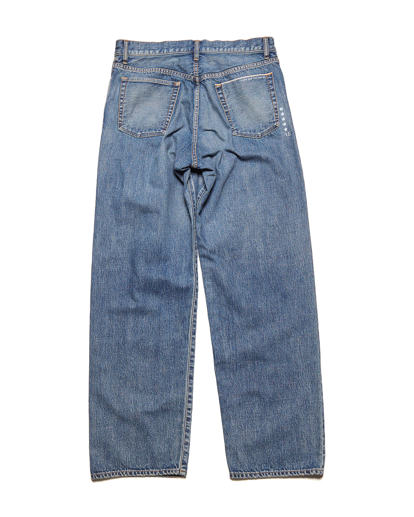 SOPH. | DAMAGED DENIM WIDE-FIT JEANS(2 (M) INDIGO):