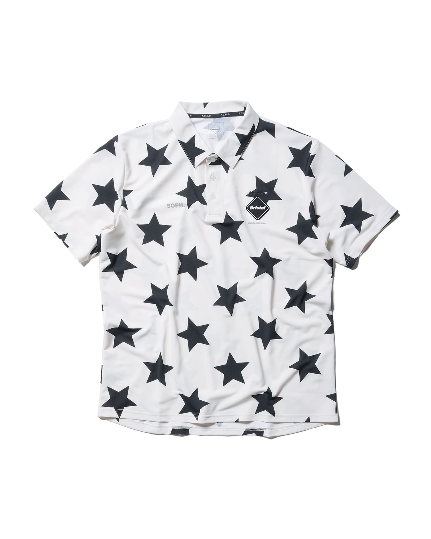 SOPH. | WHOLE PATTERN S/S POLO(M OFF WHITE (STAR)):