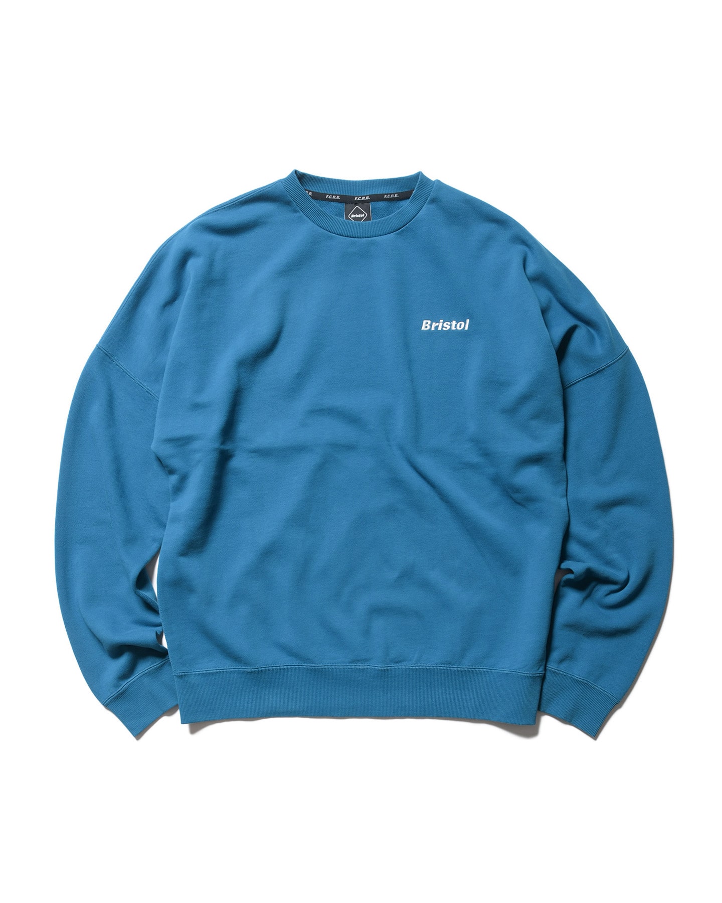 SOPH. | PIGMENT DYE BIG LOGO CREWNECK SWEAT(M BLUE):