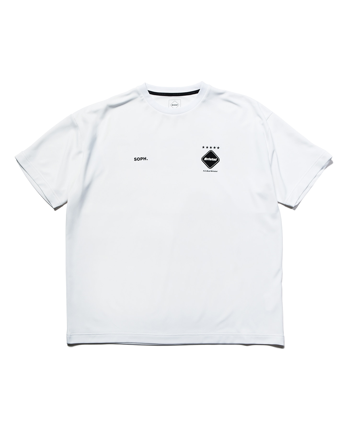 S 送料無料 FCRB 22SS BIG LOGO WIDE TEE WHITE