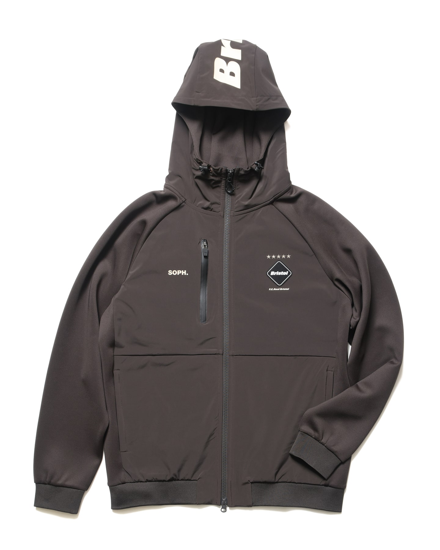 SOPH. | PDK HYBRID HOODIE(S BROWN):