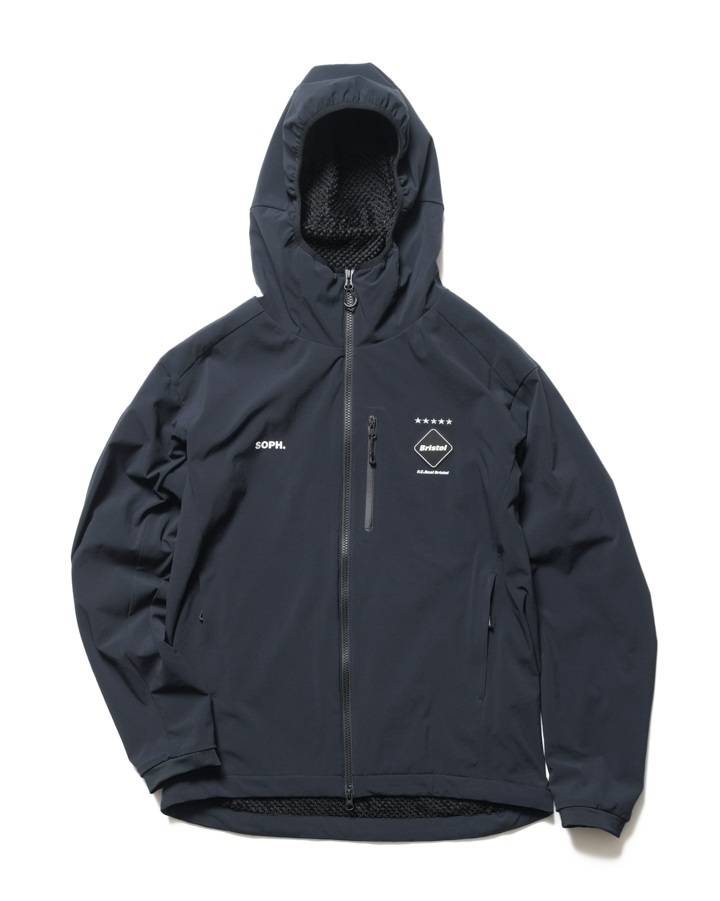 大人気 F.C.R.B. LYCRA HOODED BLOUSON ライクラ フーデット ブルゾン