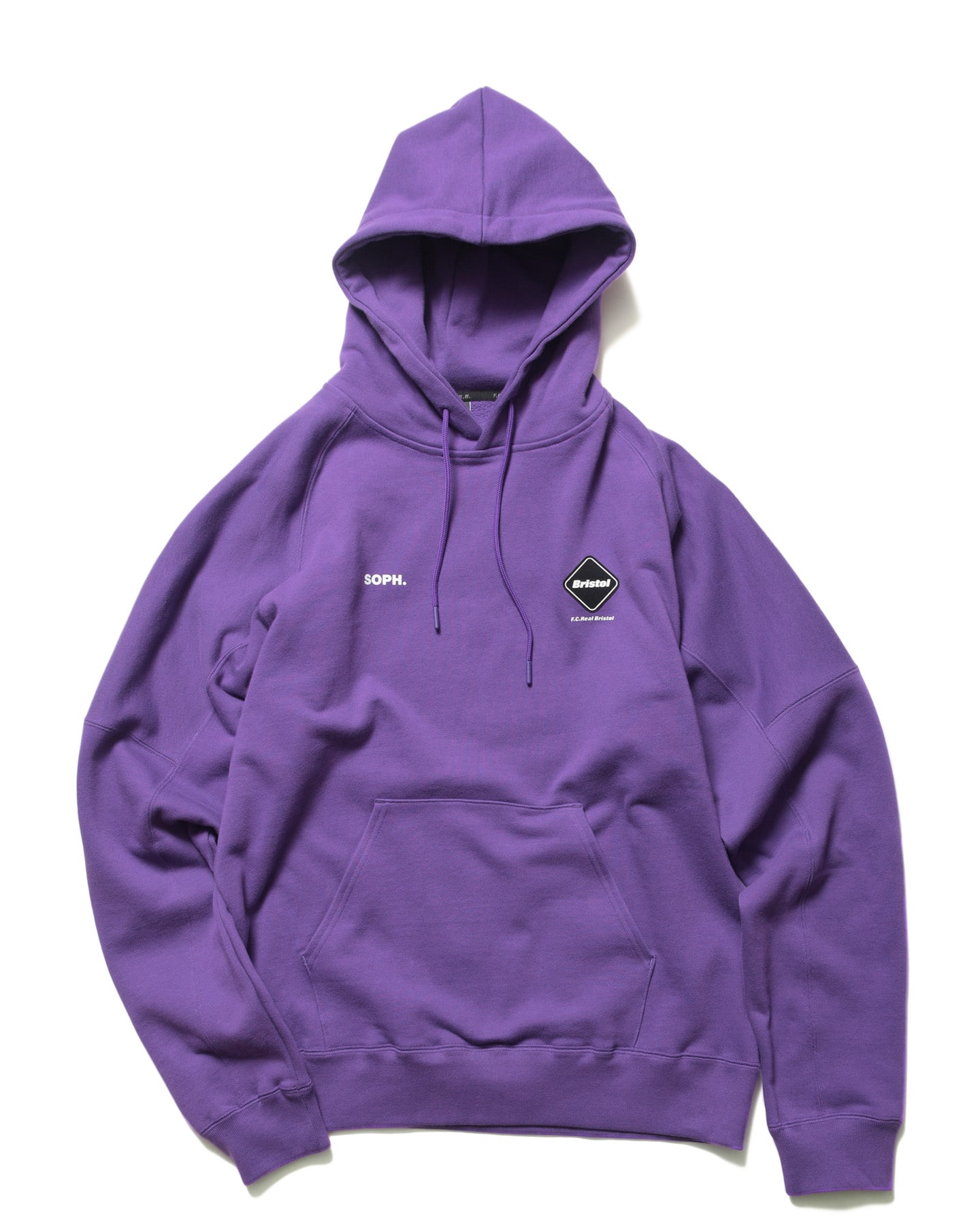 SOPH. | BIG LOGO TEAM SWEAT HOODIE(S PURPLE):