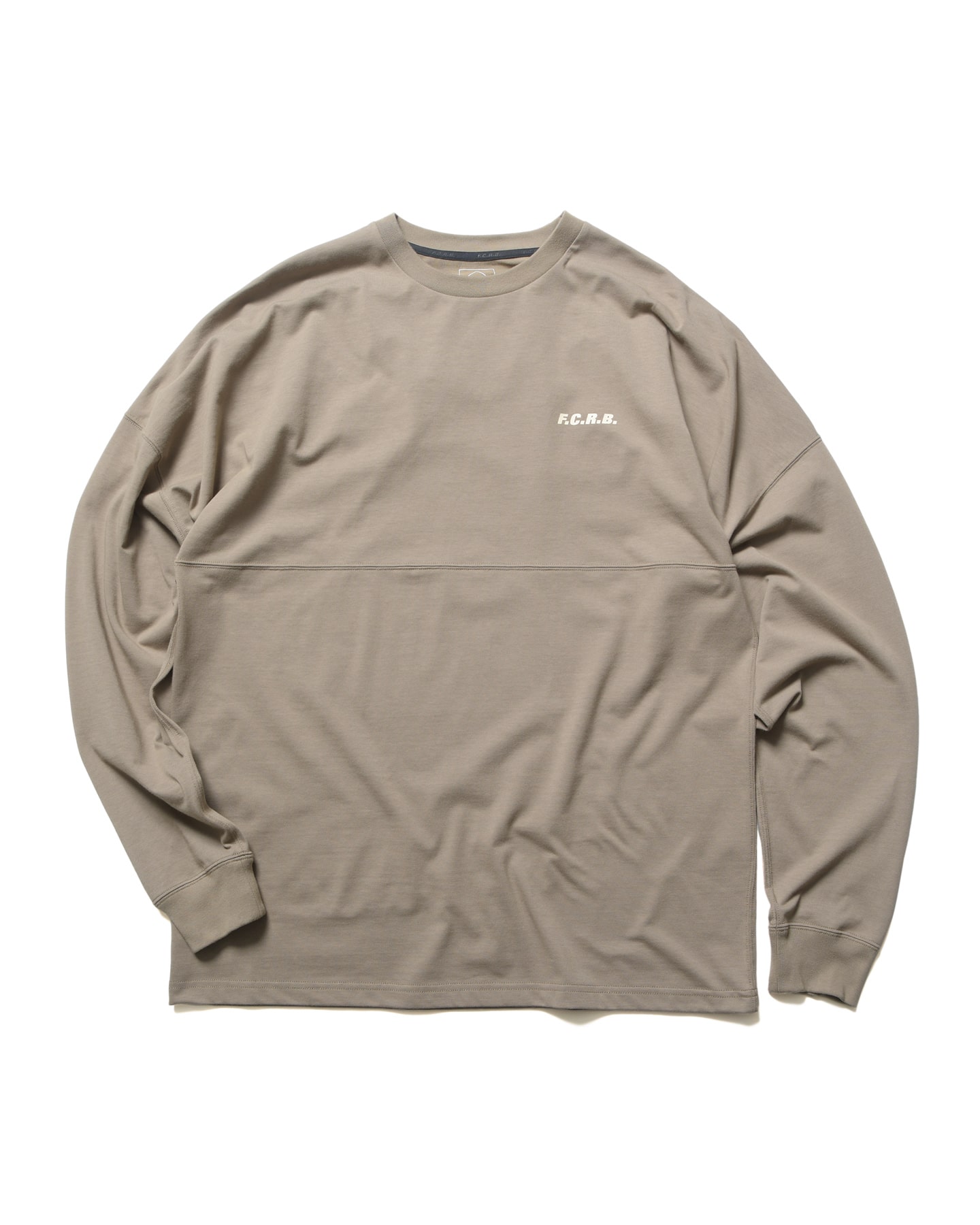 SOPH. | STAR BIG LOGO L/S TEAM BAGGY TEE(S BEIGE):