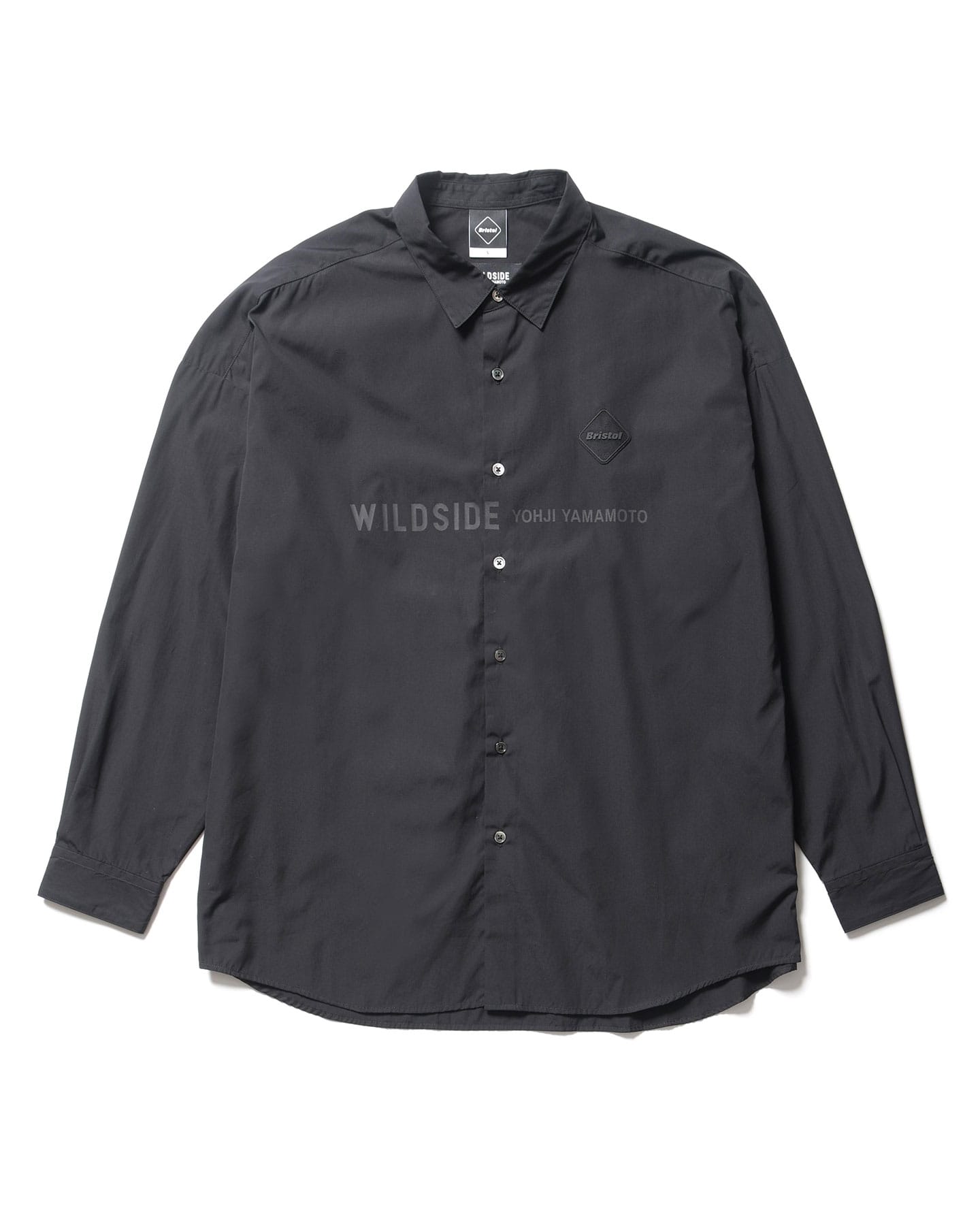 SOPH. | WILDSIDE YOHJI YAMAMOTO BIG LOGO BAGGY SHIRT(M BLACK):