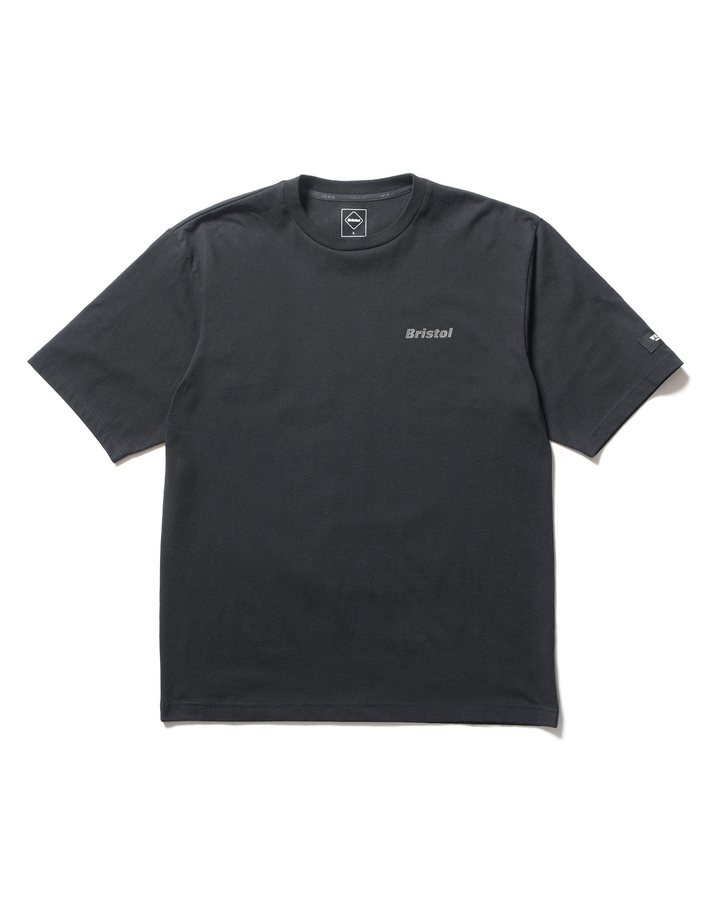 M 新品 FCRB 23AW BIG LOGO BAGGY TEE BLACK-