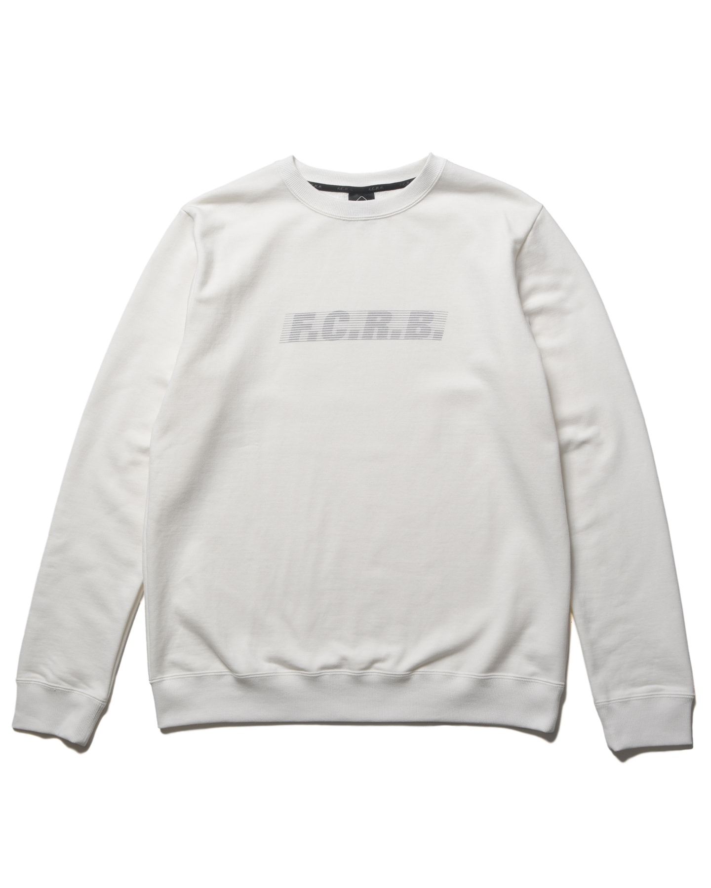 SOPH. | EFFECT LINE LOGO TEAM CREWNECK SWEAT(XL OFF WHITE):