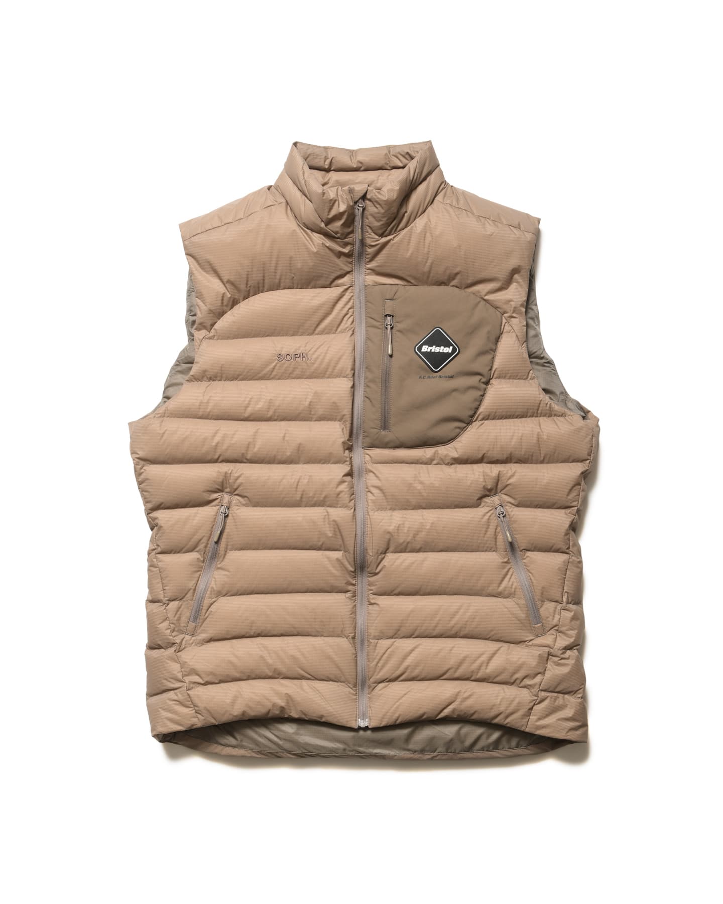 SOPH. | EXPEDITION DOWN VEST(M BEIGE):