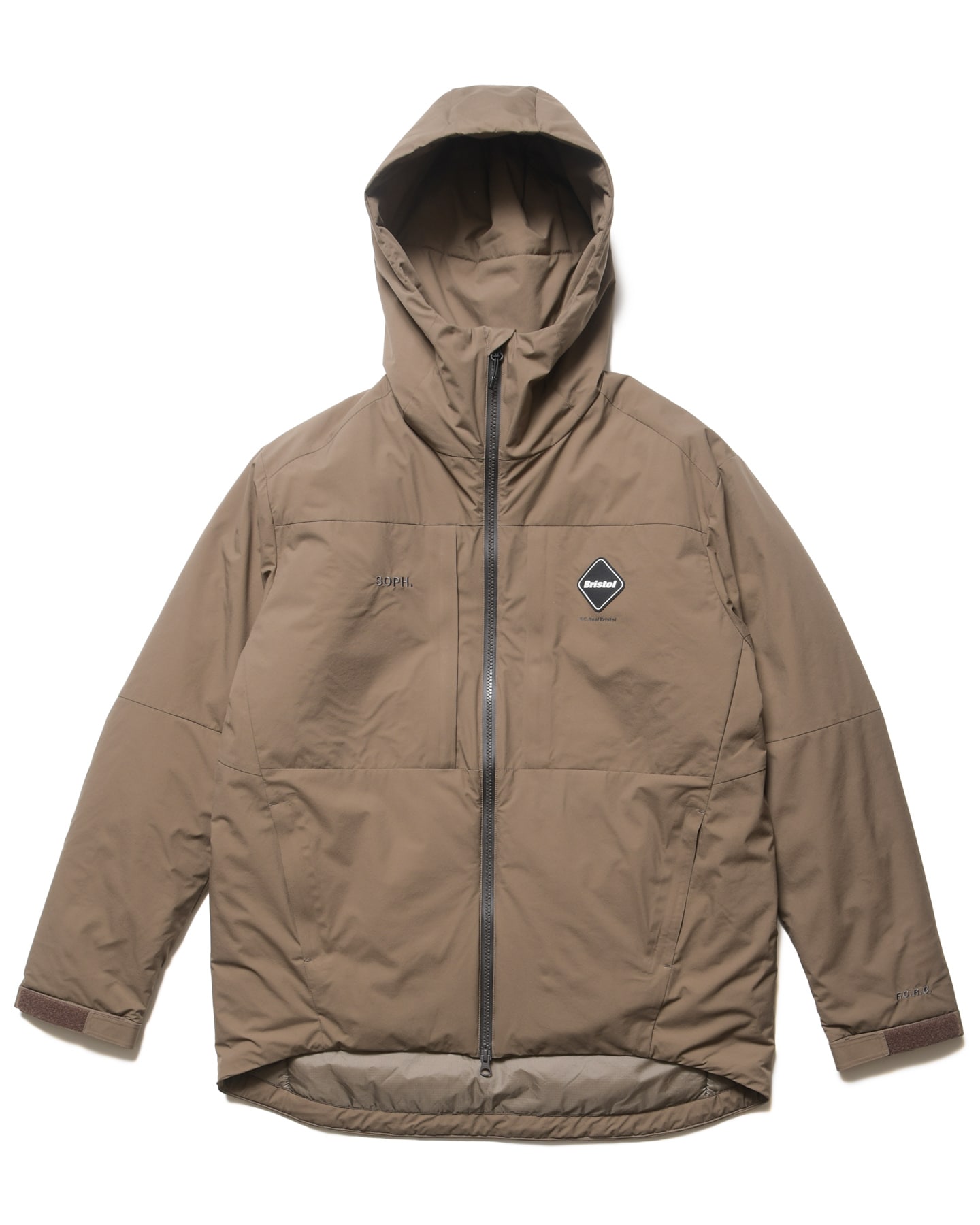 SOPH. | INSULATION HOODED JACKET(M MOCHA):