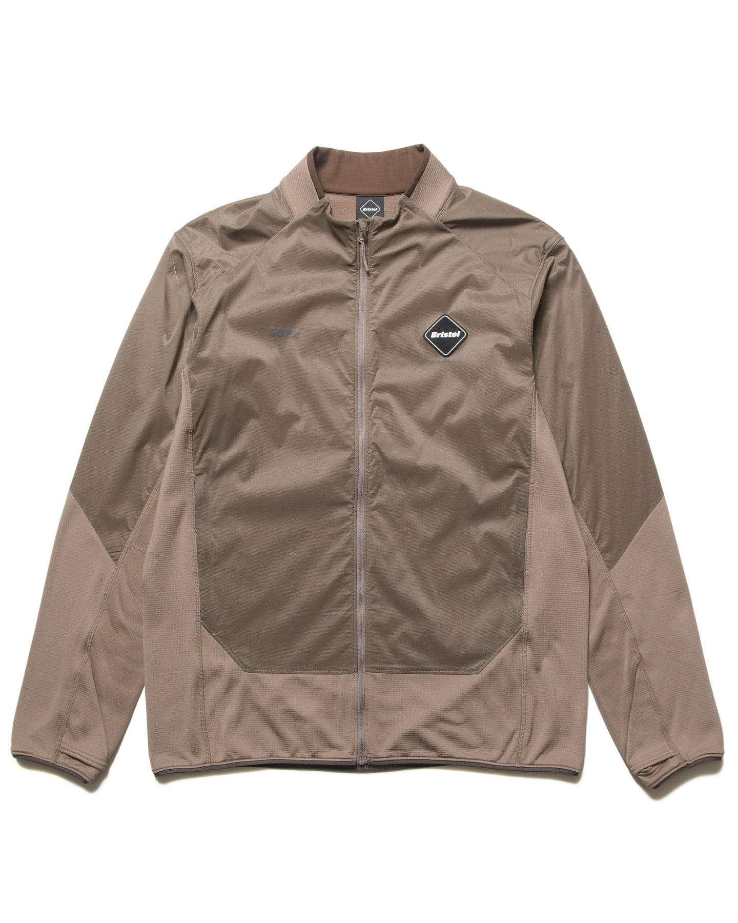 SOPH. | GRID FLEECE HYBRID BLOUSON(M BEIGE):