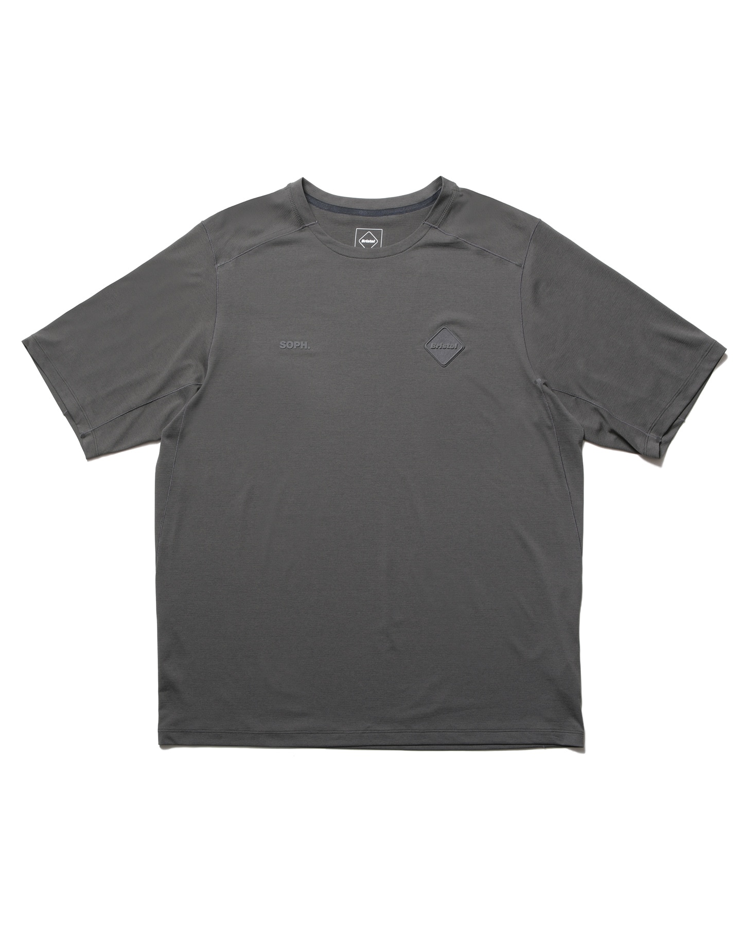 SOPH. | S/S WORKOUT TOP(M CHARCOAL GRAY):