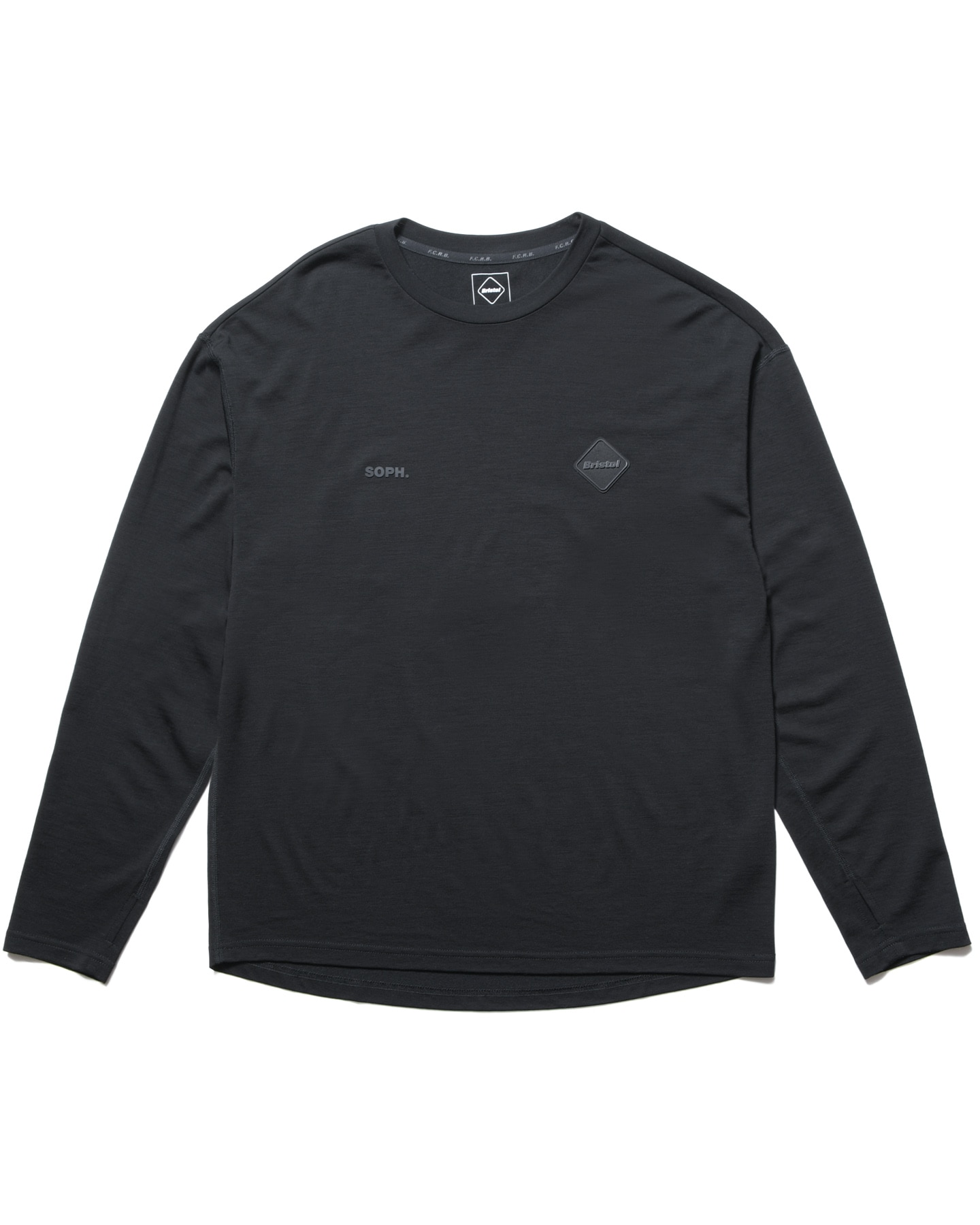 SOPH. | WOOL BLEND AUTHENTIC TOP(S BLACK):