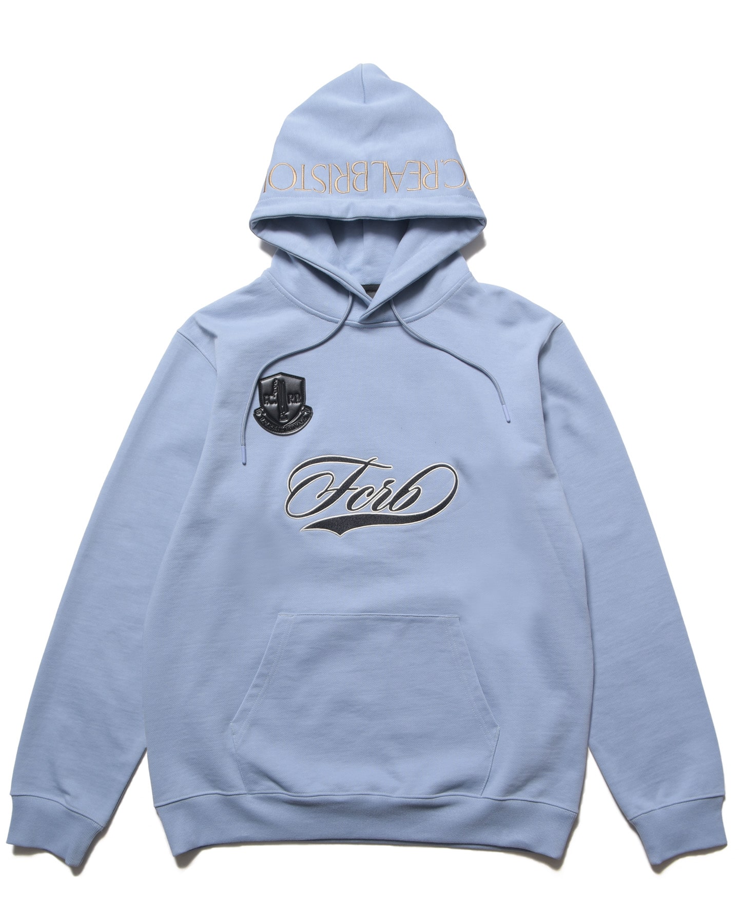 SOPH. | LETTERED SWEAT HOODIE(M LIGHT BLUE):