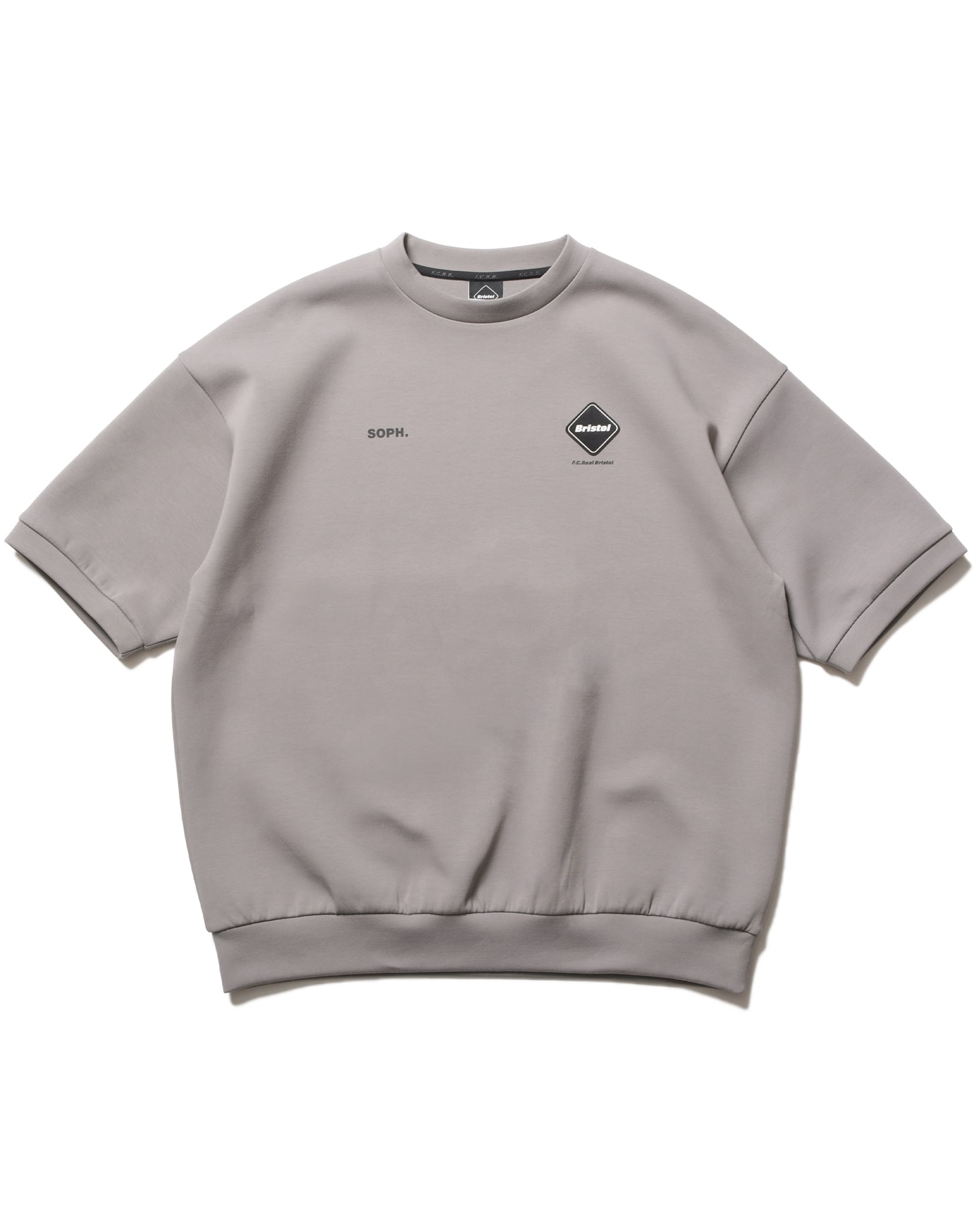 SOPH. | TECH SWEAT S/S CREWNECK TOP(M GRAY):