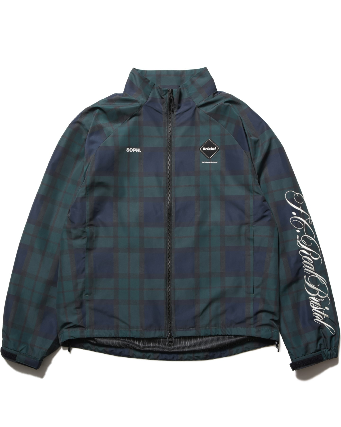 SOPH. | PLAID VENTILATION PRACTICE JACKET(M NAVY (BLACK WATCH)):