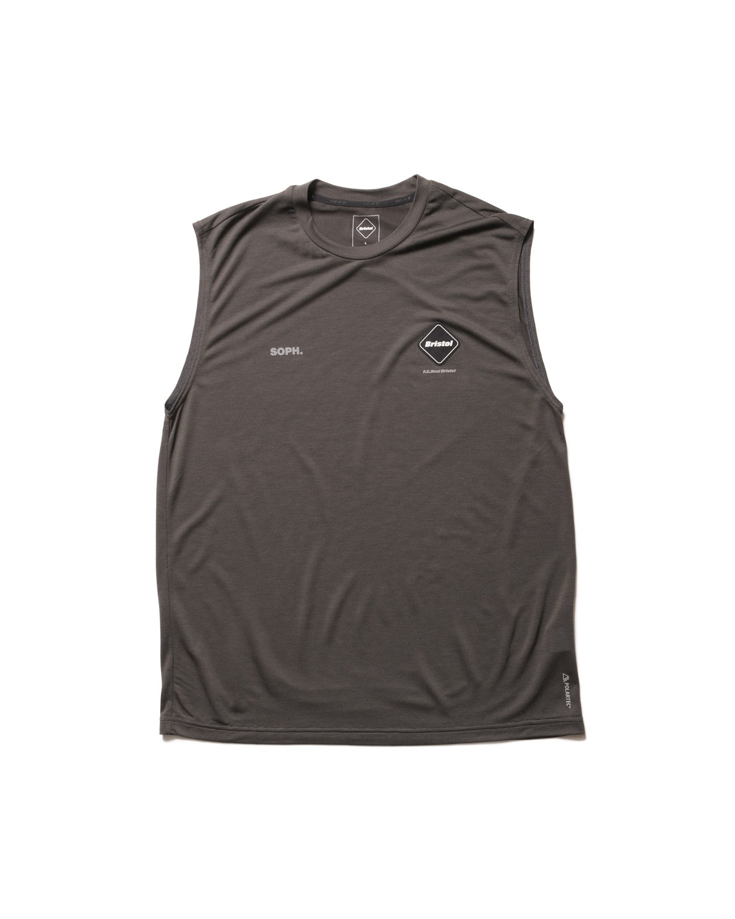 SOPH. | POLARTEC S/L WORKOUT TOP(L CHARCOAL GRAY):