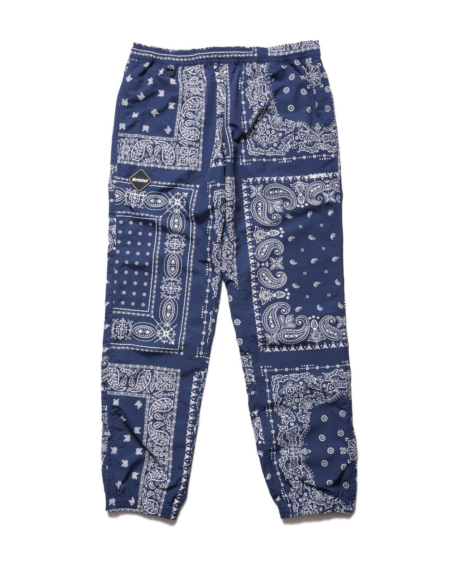 SOPH. | BANDANA NYLON EASY PANTS(M NAVY):