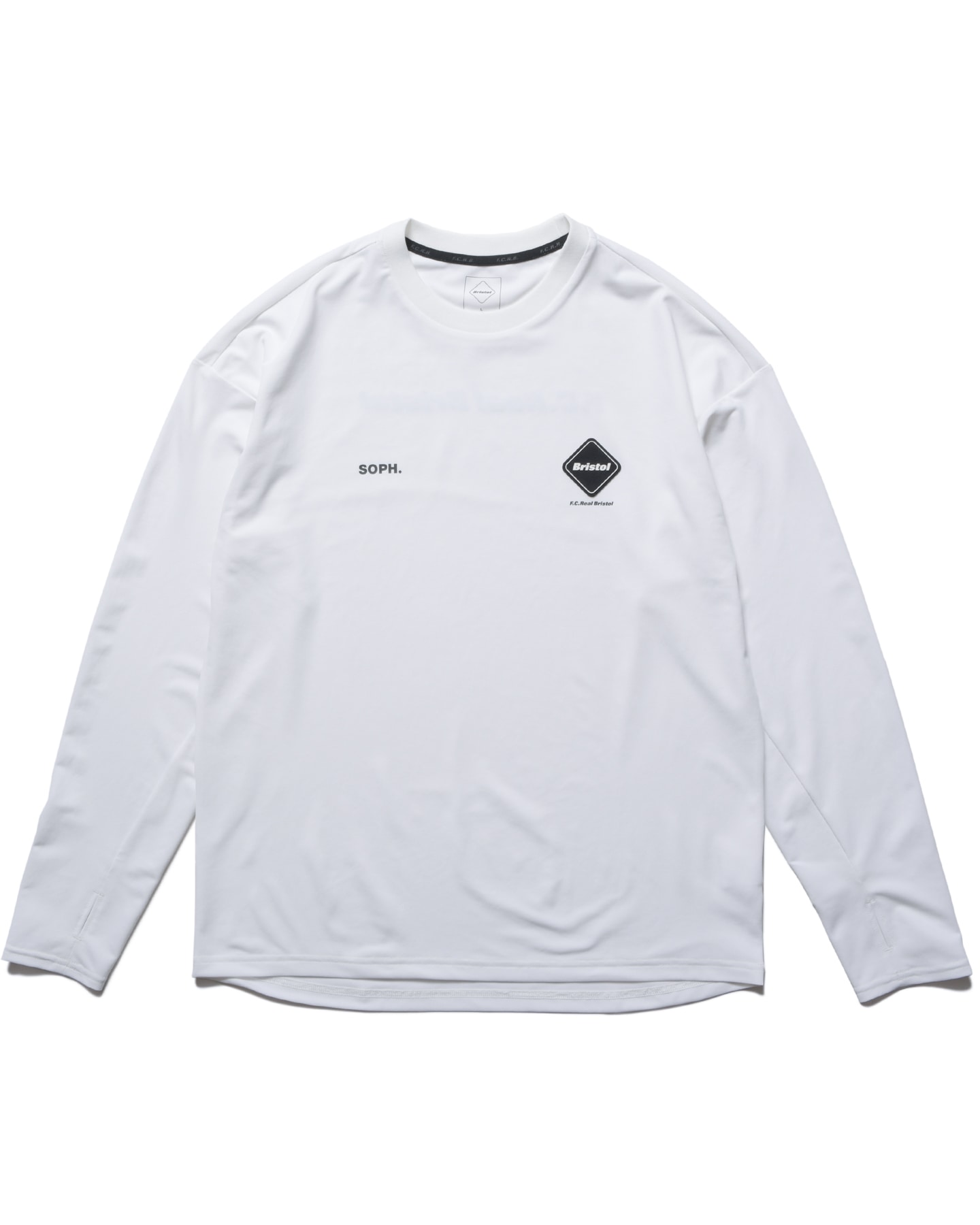 トップス FCRB AUTHENTIC L/S TEE WHITE SOPH. | AUTHENTIC L/S TOP(M WHITE):