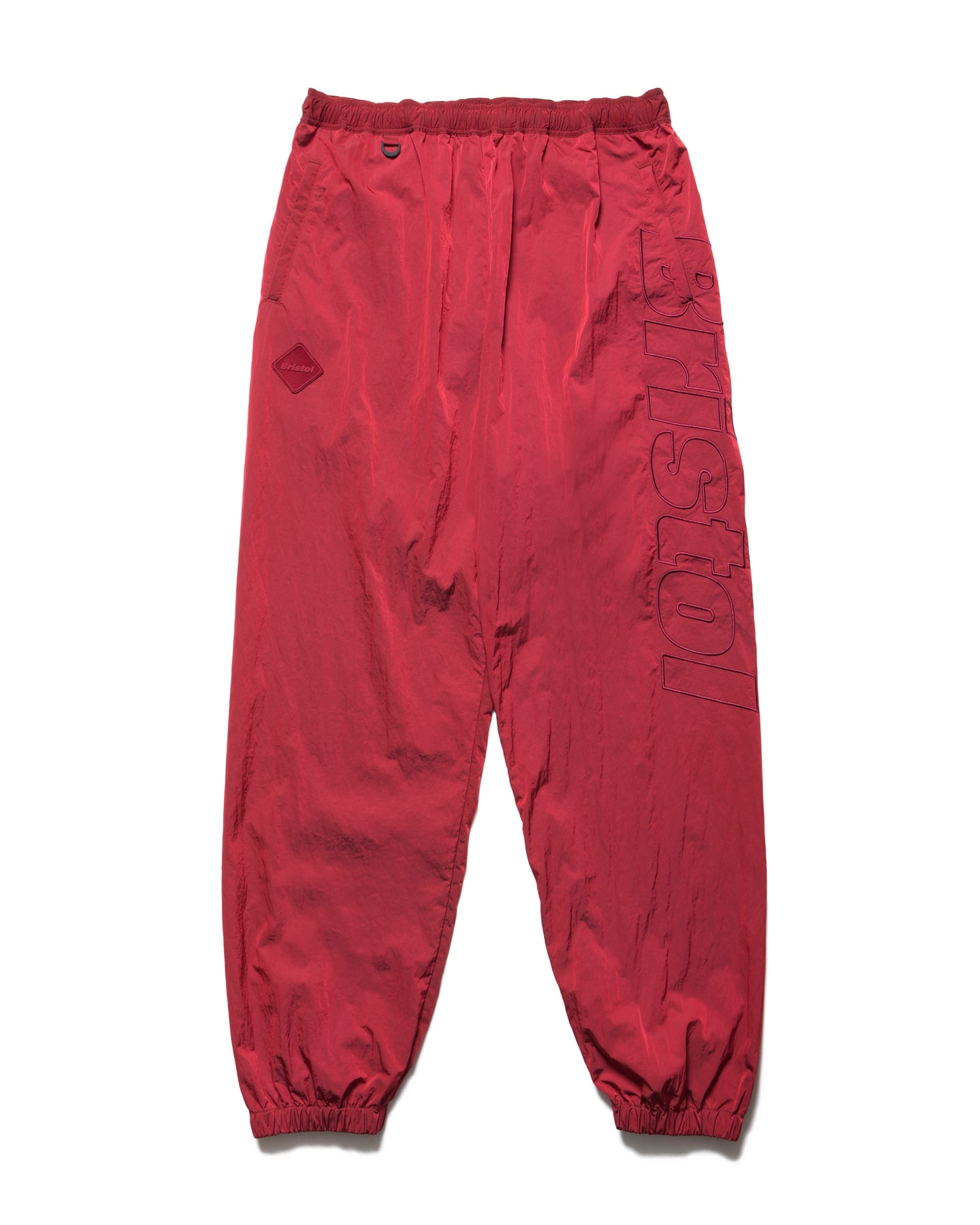 SOPH. | BIG LOGO NYLON EASY PANTS(M RED):