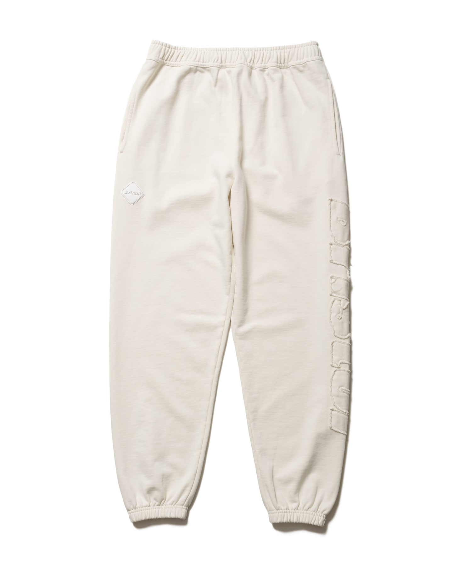 SOPH. | CUT-OFF LOGO SWEAT PANTS(M OFF WHITE):