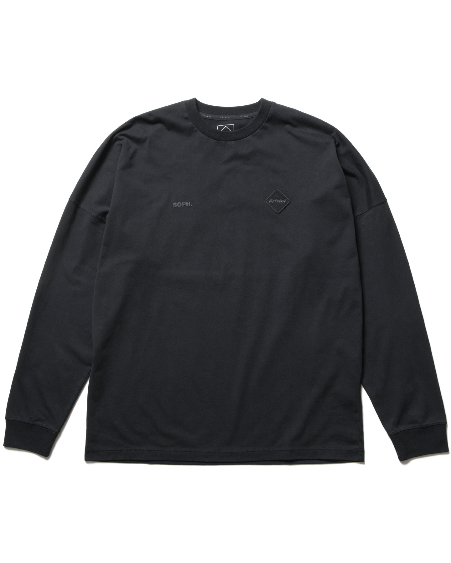 FCRB SOPH CUT-OFF LOGO L/S TEE 長袖 Tシャツ SOPH. | CUT-OFF LOGO L/S TEE(M BLACK):
