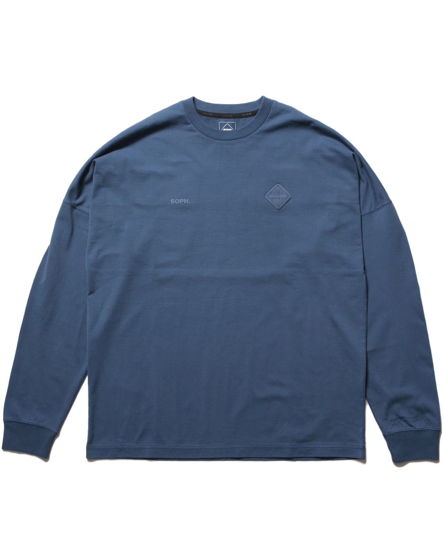Bristol ロンT soph SOPH. | CUT-OFF LOGO L/S TEE(M BLUE):