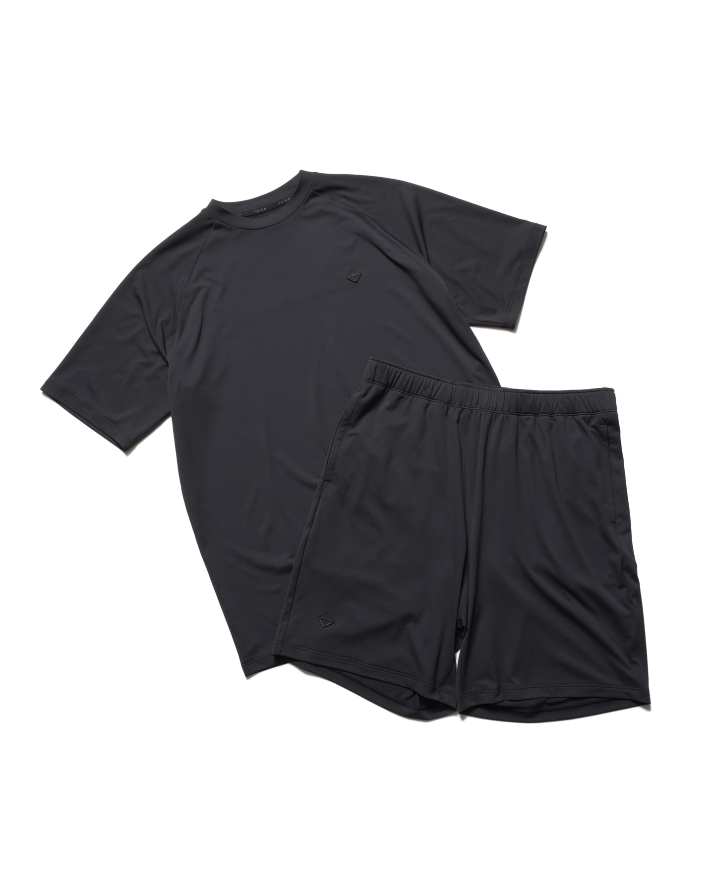SOPH. | TRAINING S/S TOP&SHORTS(M BLACK):