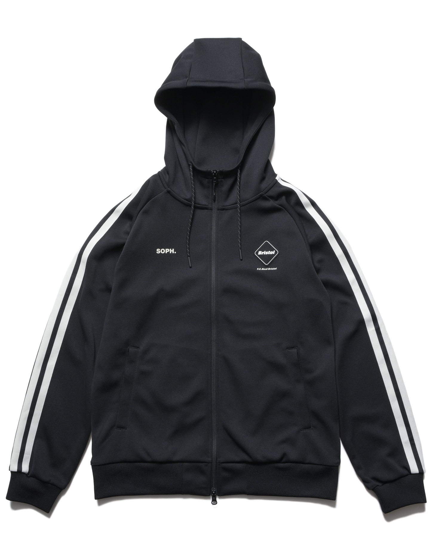 SOPH. | TRAINING TRACK ZIP-UP HOODIE(M BLACK):