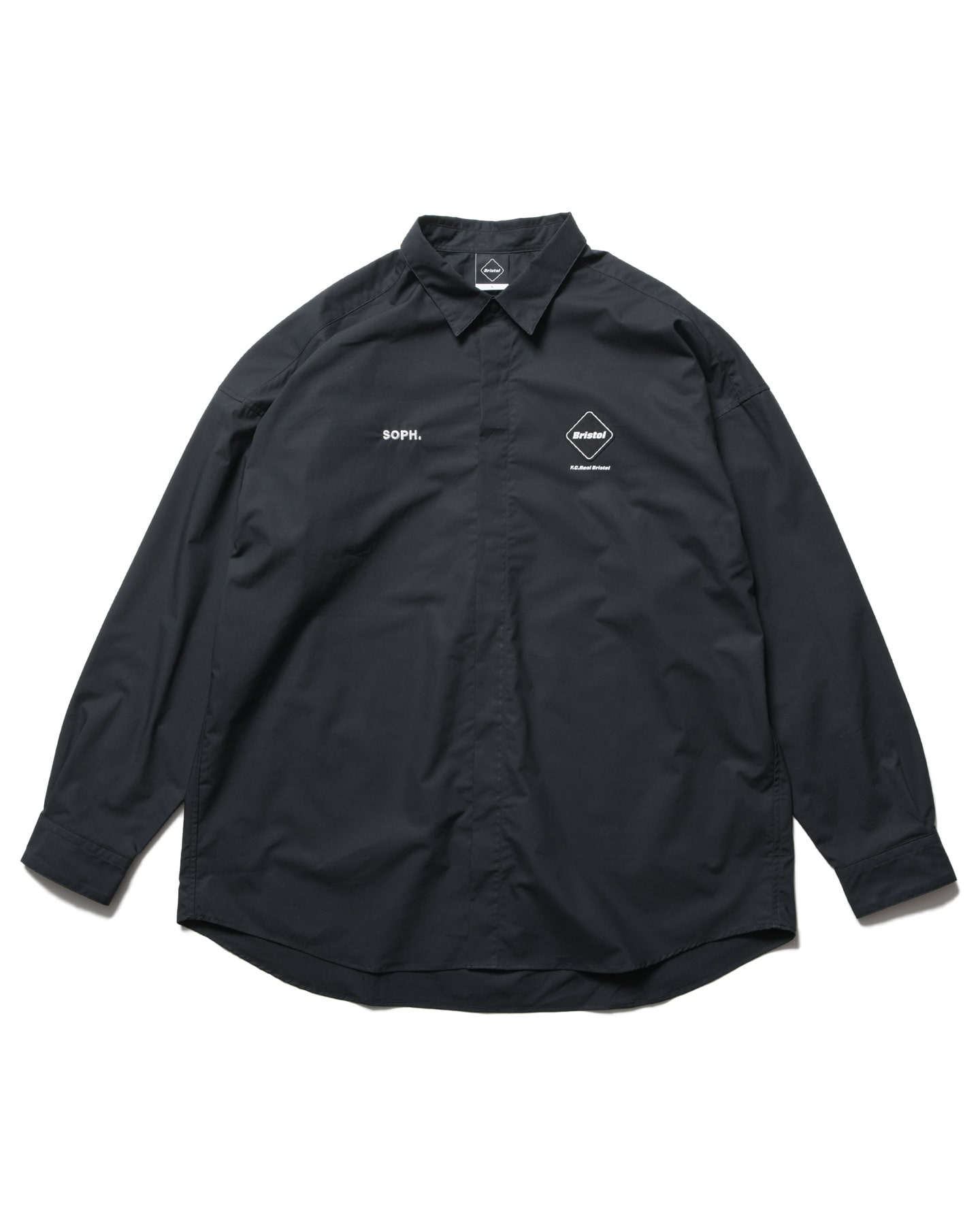 SOPH Bristol ポロシャツ Lサイズ ネイビー fcrb_260069_black.jpg
