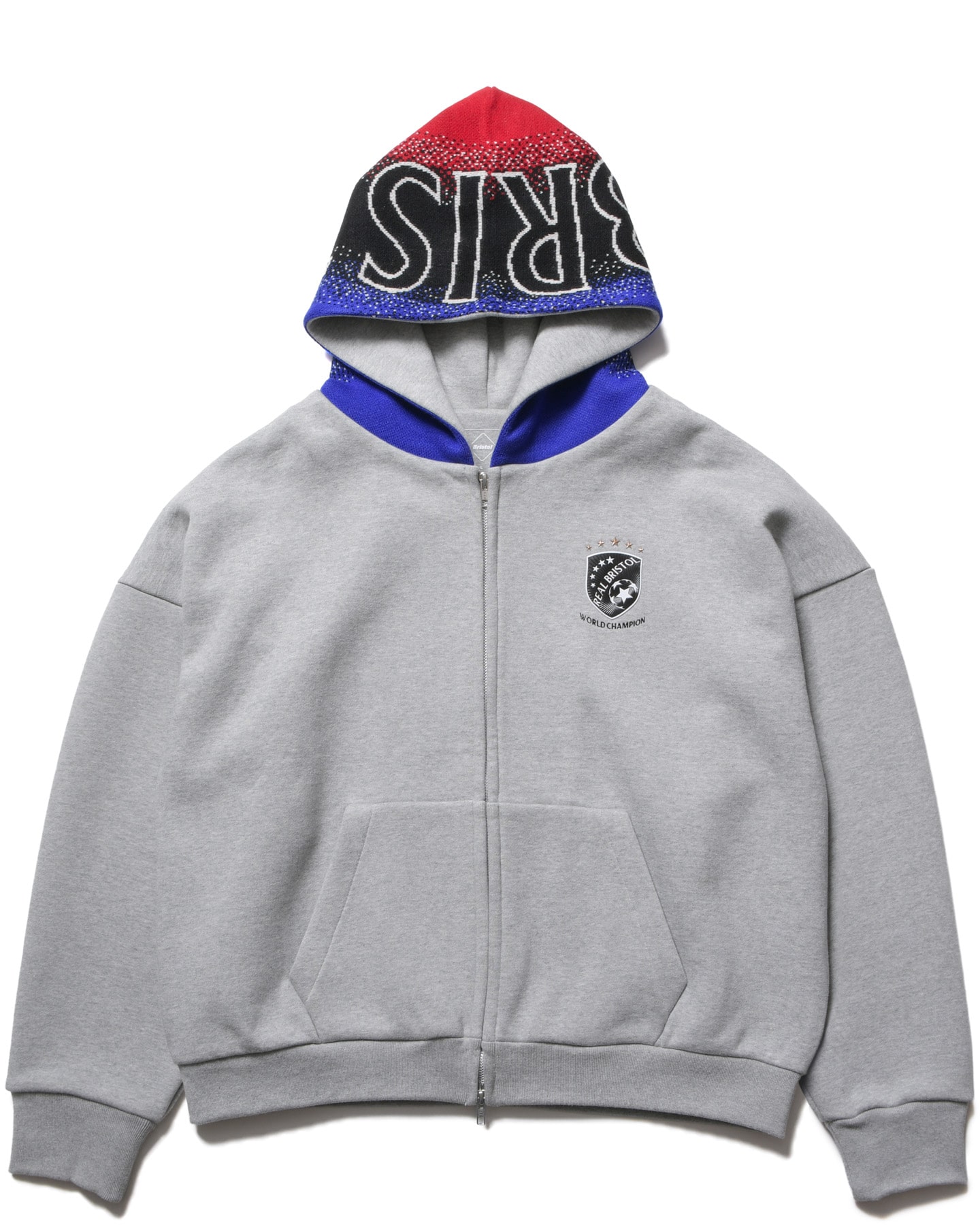 と*と様 F.C.R.B. LOGO PULLOVER SWEAT HOODIE SOPH. | CHAMPIONS BONDING SWEAT ZIP-UP HOODIE(M GRAY):