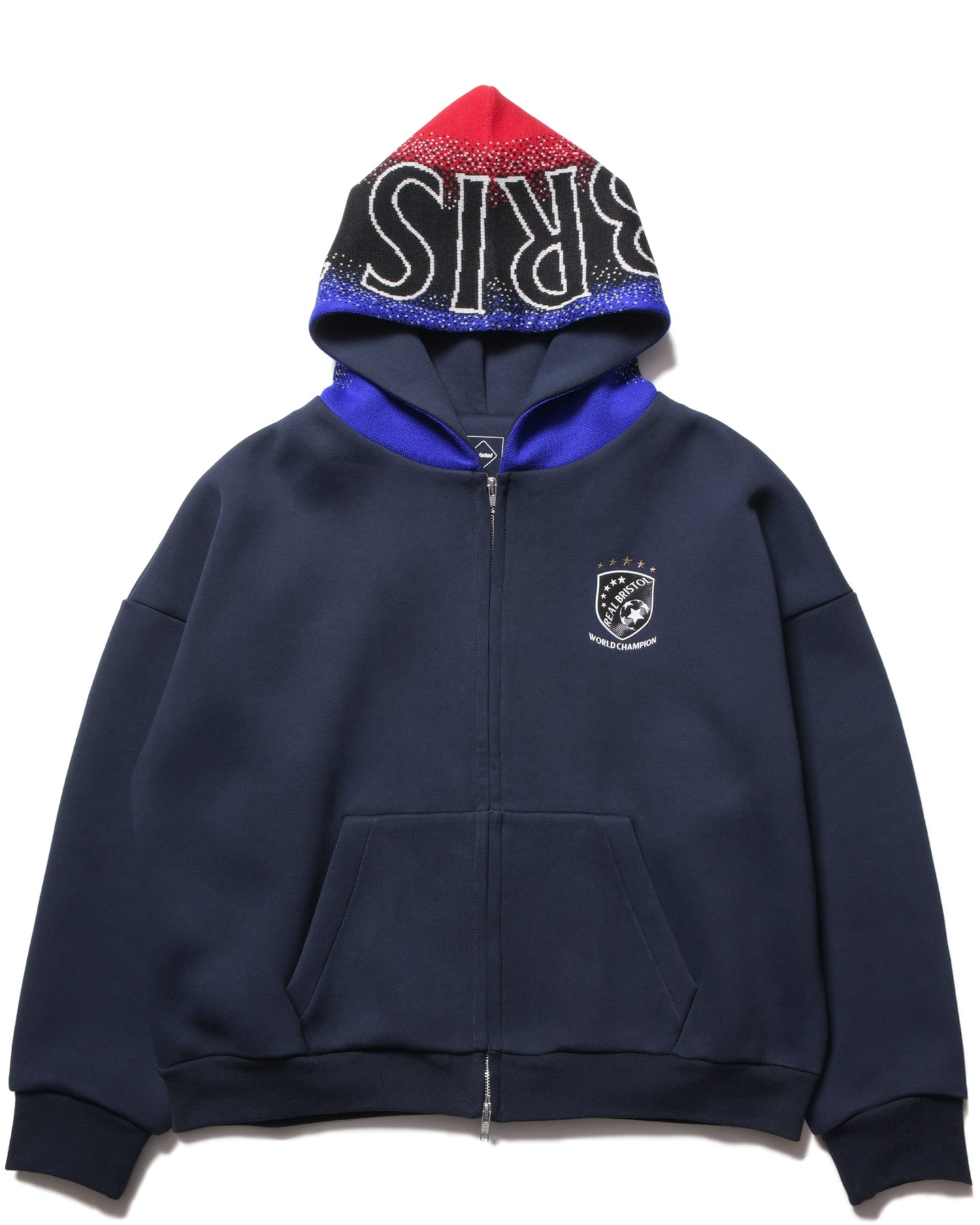 SOPH. | CHAMPIONS BONDING SWEAT ZIP-UP HOODIE(S NAVY):