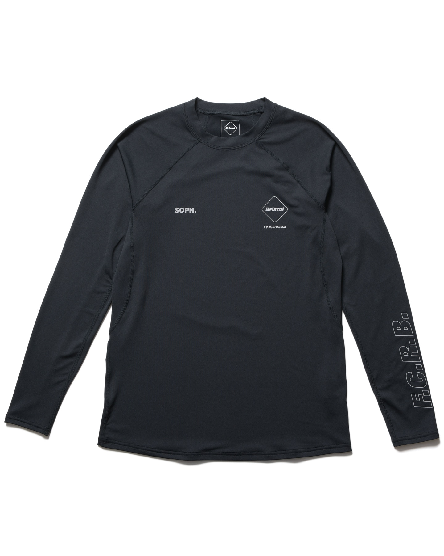 SOPH. | UNDERLAYER CREWNECK TOP(M BLACK):