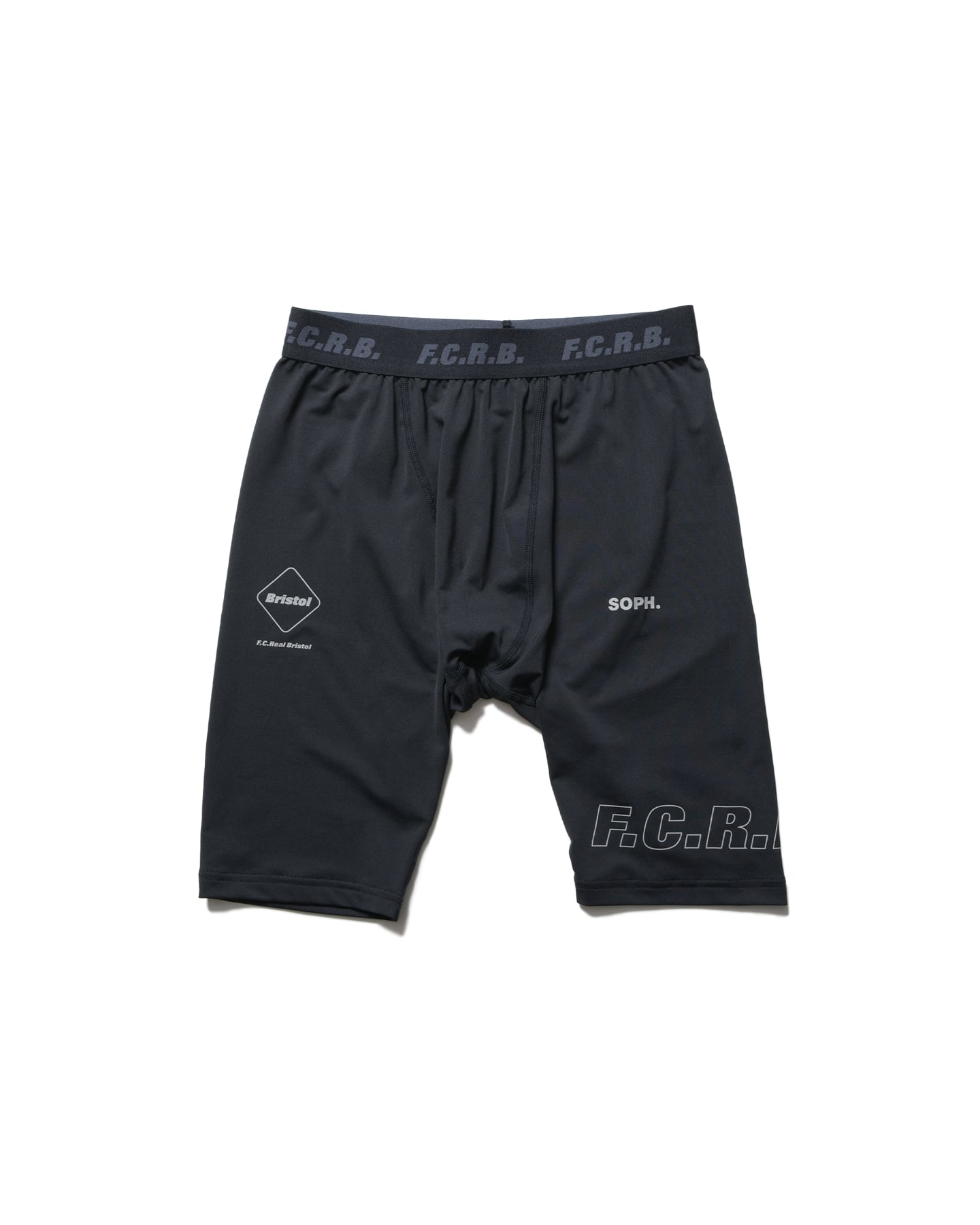 レッグウェア FCRB UNDERLAYER HALF TIGHTS SOPH. | UNDERLAYER HALF TIGHTS(M BLACK):