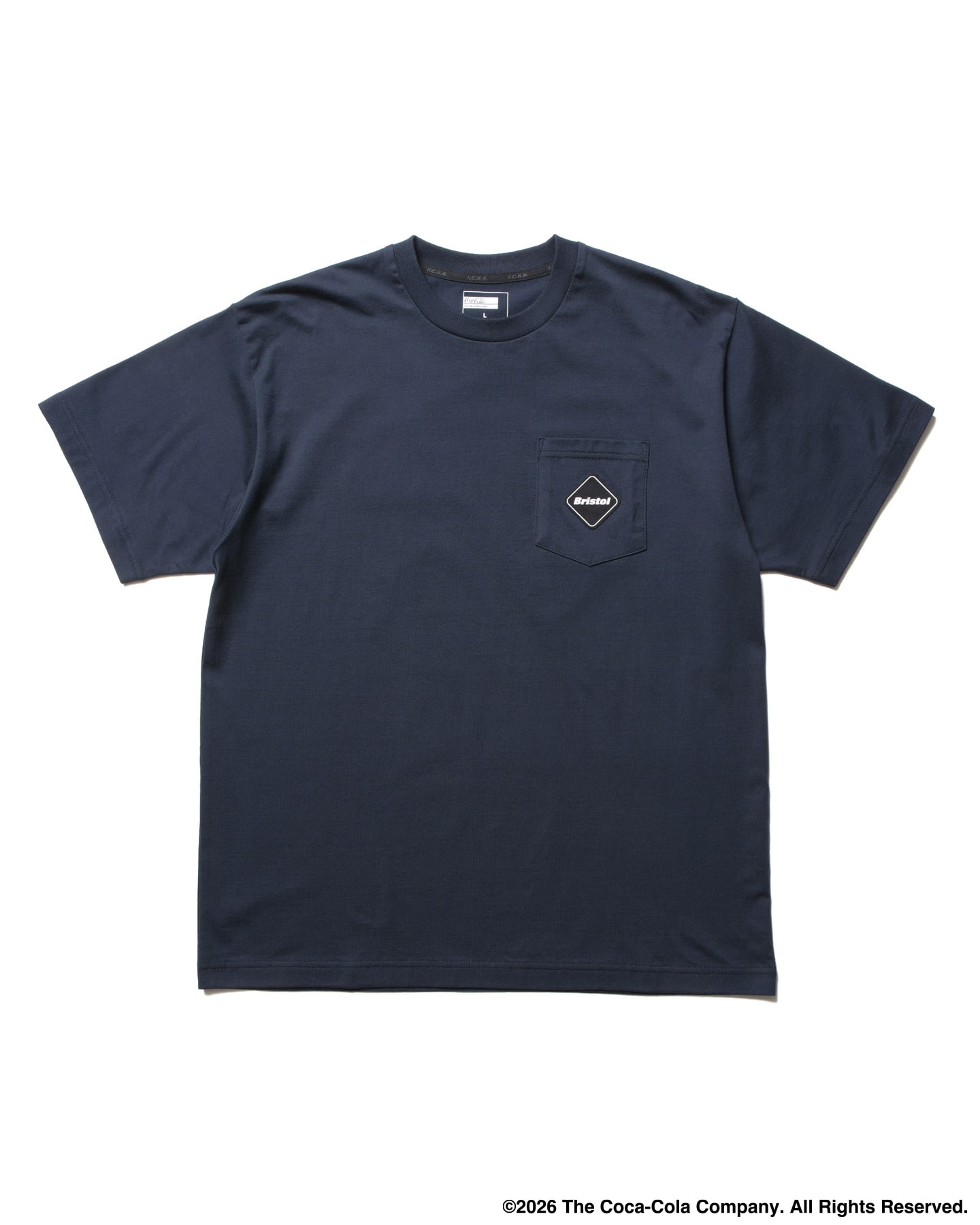 SOPH. | Coca-Cola GLOBE LOGO EMBLEM POCKET TEE(XXL NAVY):