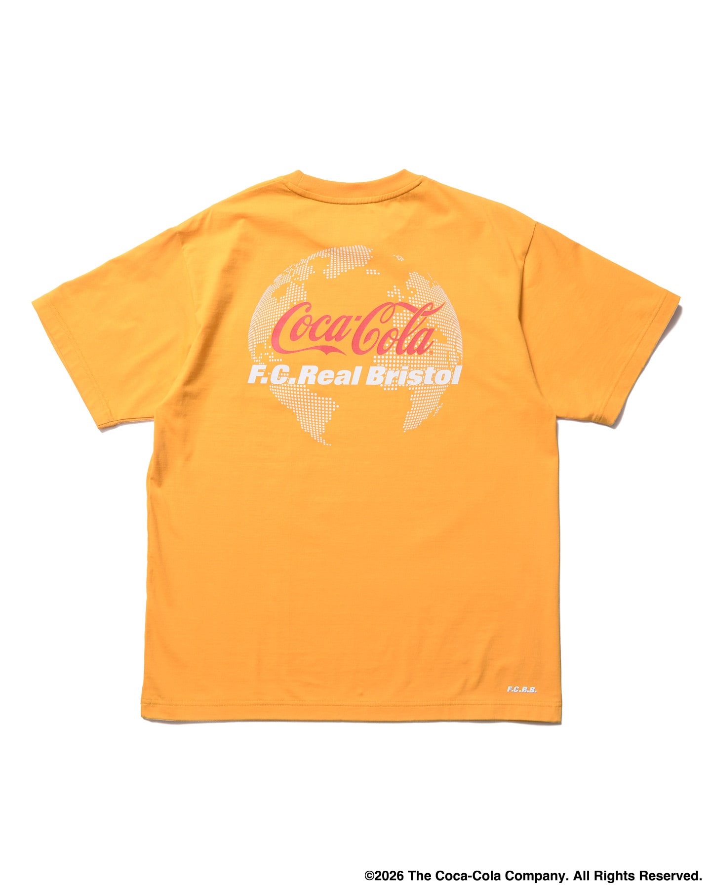 SOPH. | Coca-Cola GLOBE LOGO EMBLEM POCKET TEE(M ORANGE):