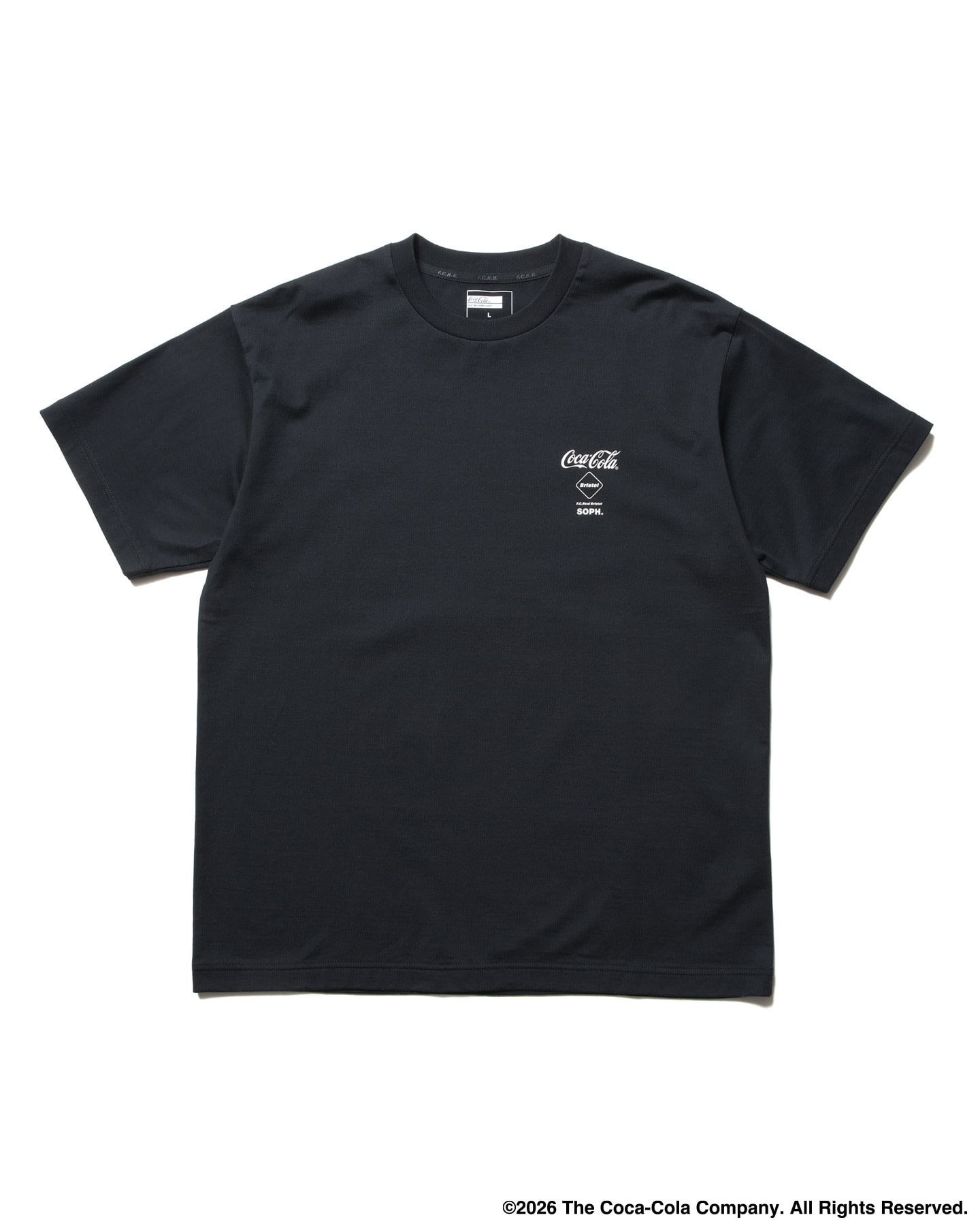SOPH. | Coca-Cola LISTED LOGOS TEE(M BLACK):
