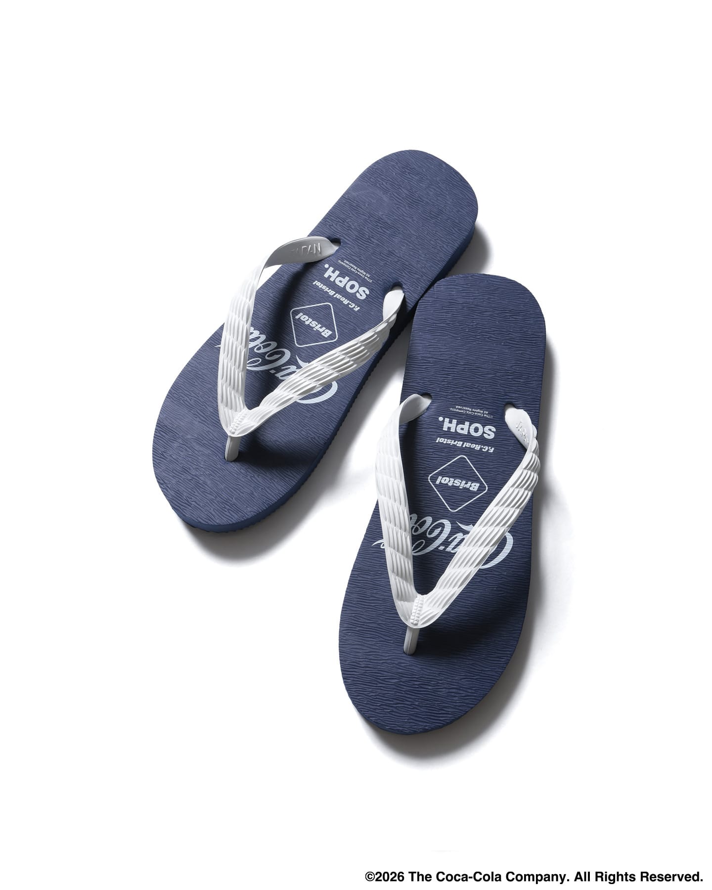 SOPH. | Coca-Cola LISTED LOGOS BEACH SANDALS(27cm NAVY):