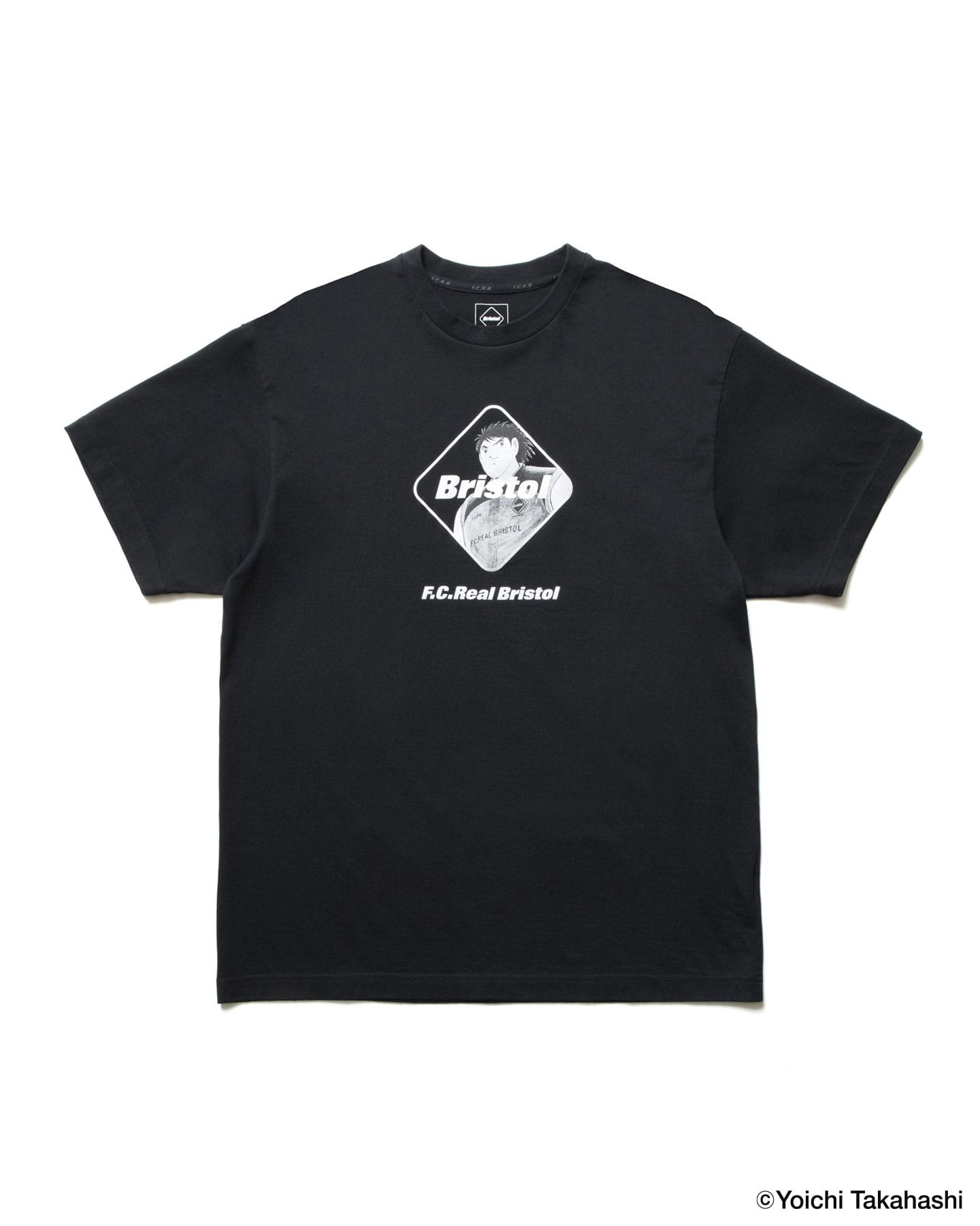 【未着用】F.C.R.B.×日向小次郎コラボTシャツMサイズ SOPH. | KOJIRO HYUGA EMBLEM TEE(M BLACK):