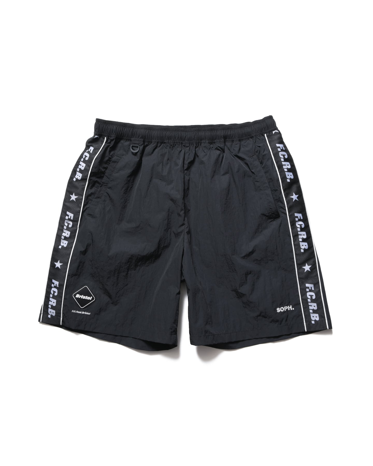 SOPH. | NYLON CHAMBRAY PRACTICE SHORTS(XL BLACK):