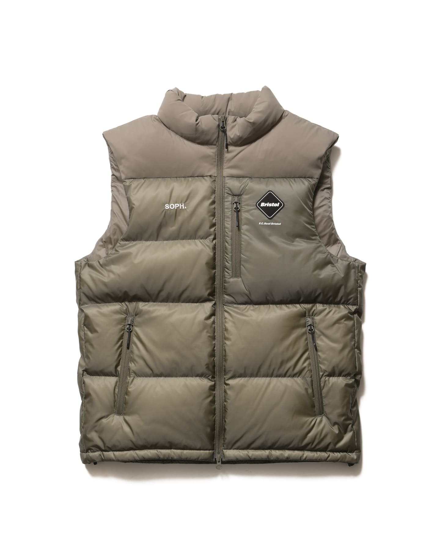 SOPH. | FIELD DOWN VEST(M GREIGE):