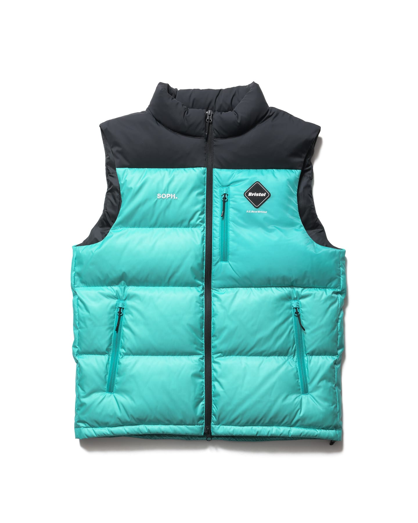 SOPH. | FIELD DOWN VEST(M TURQUOISE):